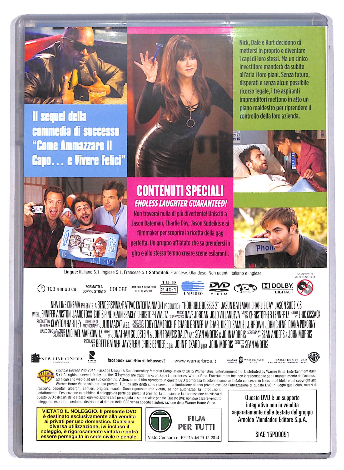 EBOND Come ammazzare il capo 2 EDITORIALE DVD D808636
