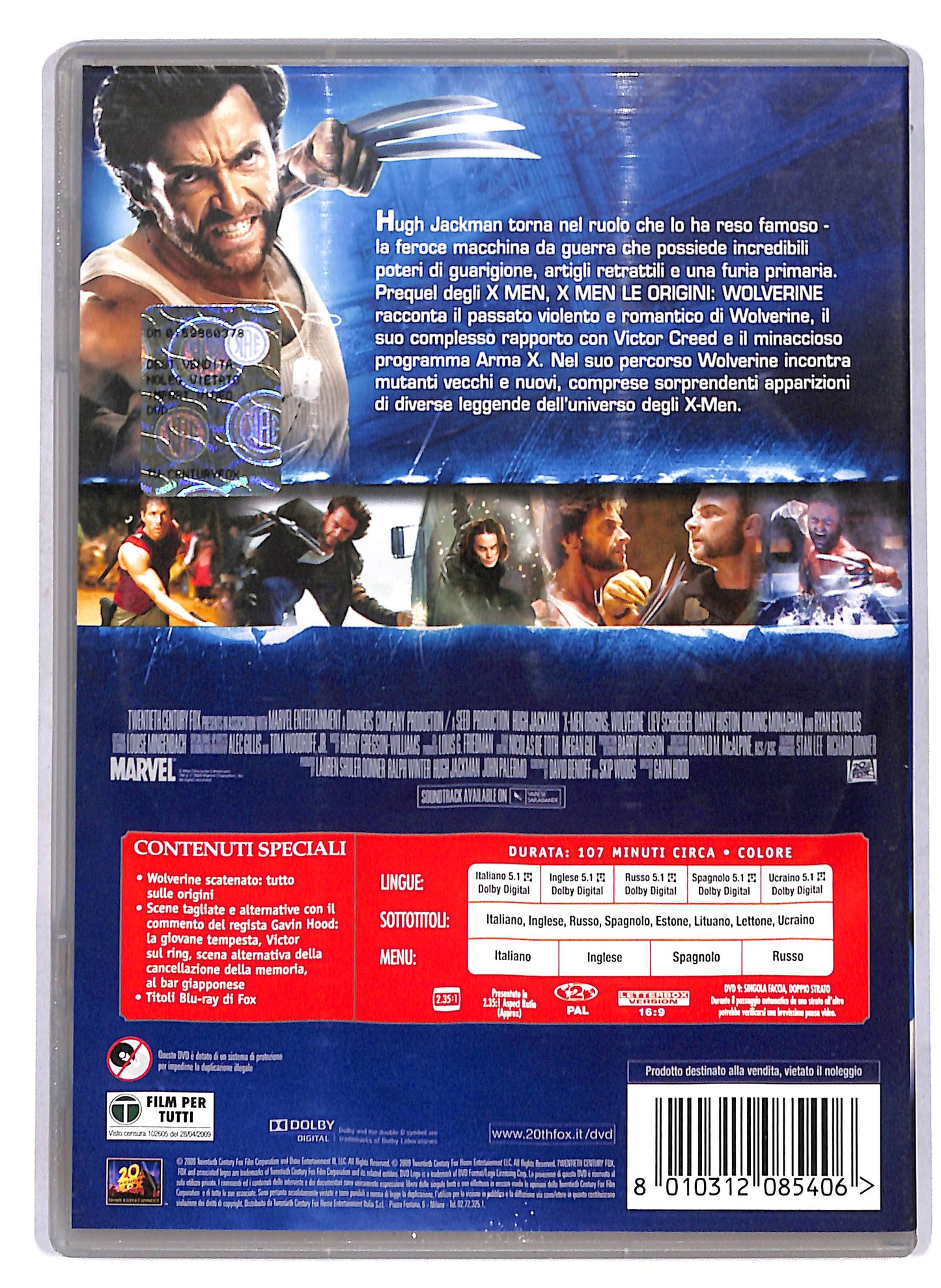 EBOND X - Men le origini - Wolverine DVD D808643