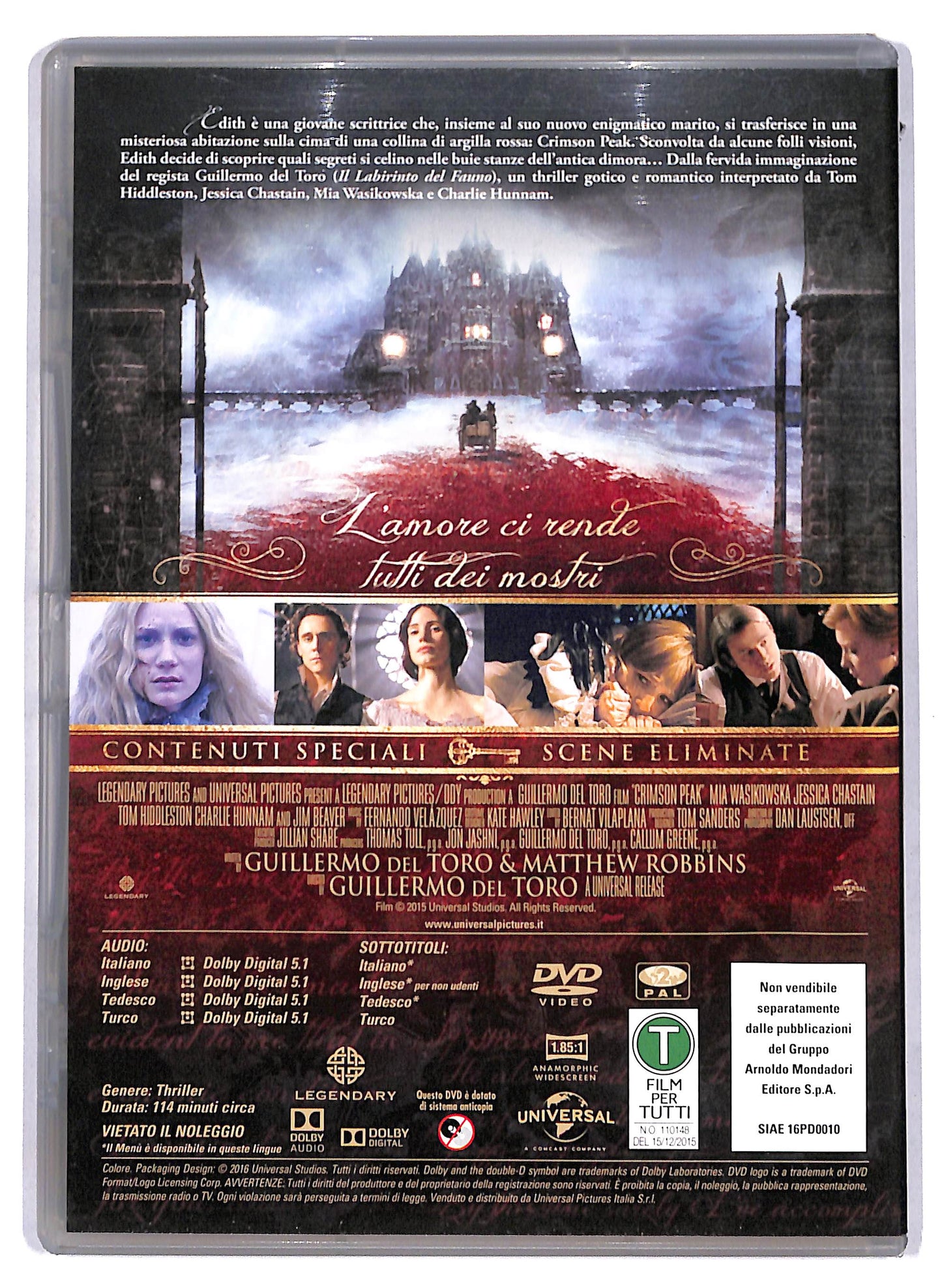 EBOND Crimson Peak EDITORIALE DVD D808649