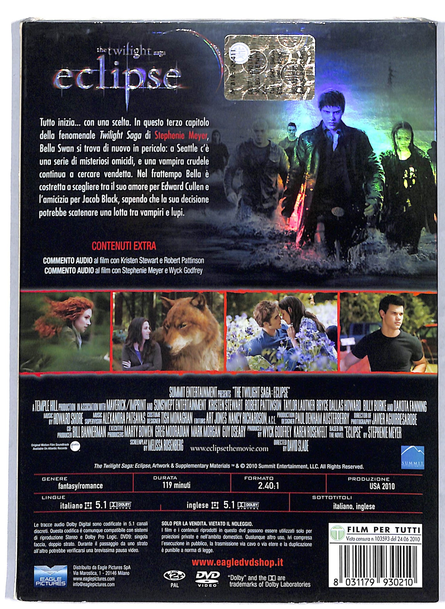 EBOND The Twilight Saga - Eclipse DVD D808805