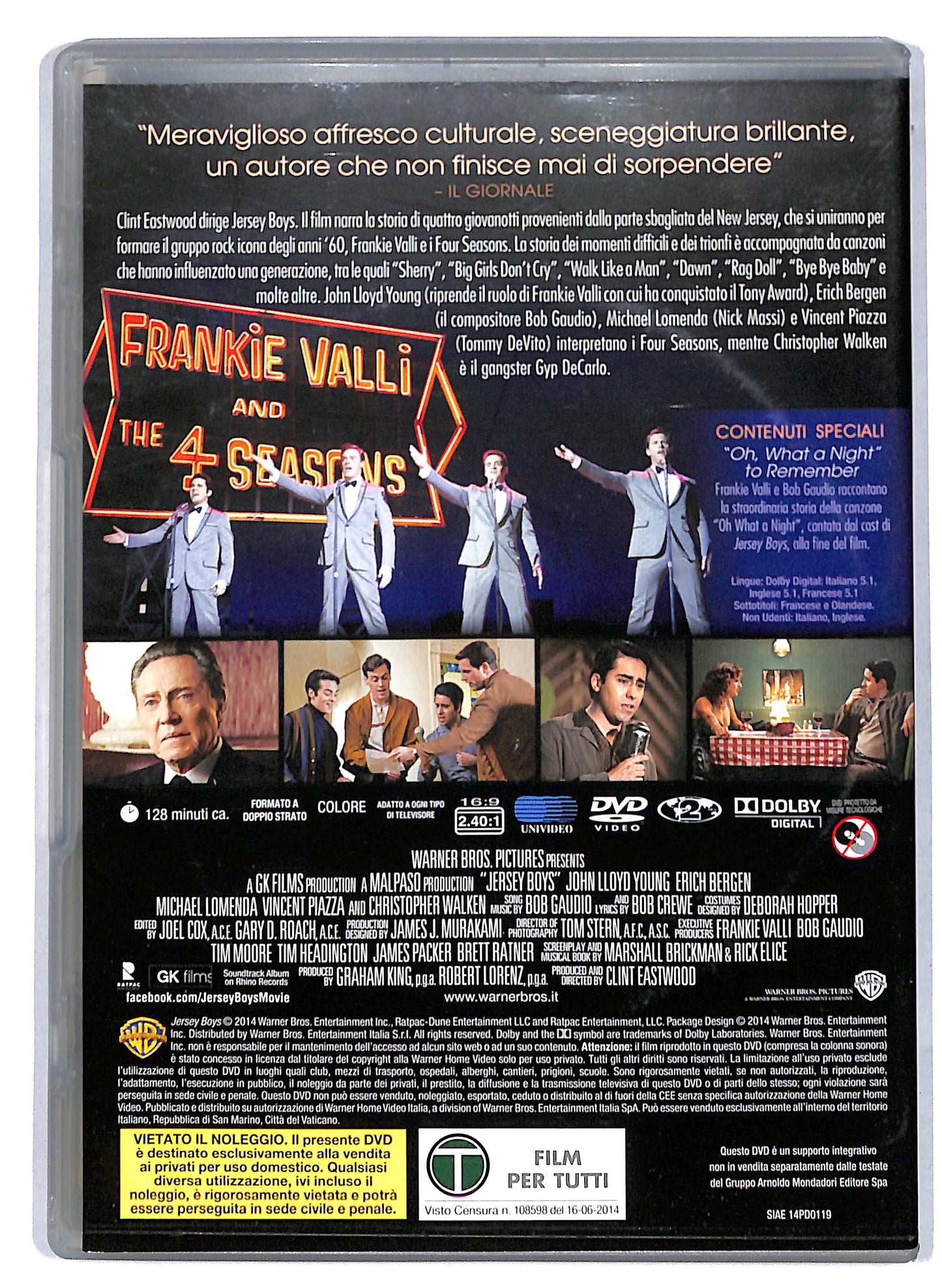 EBOND Jersey Boys EDITORIALE DVD D808818