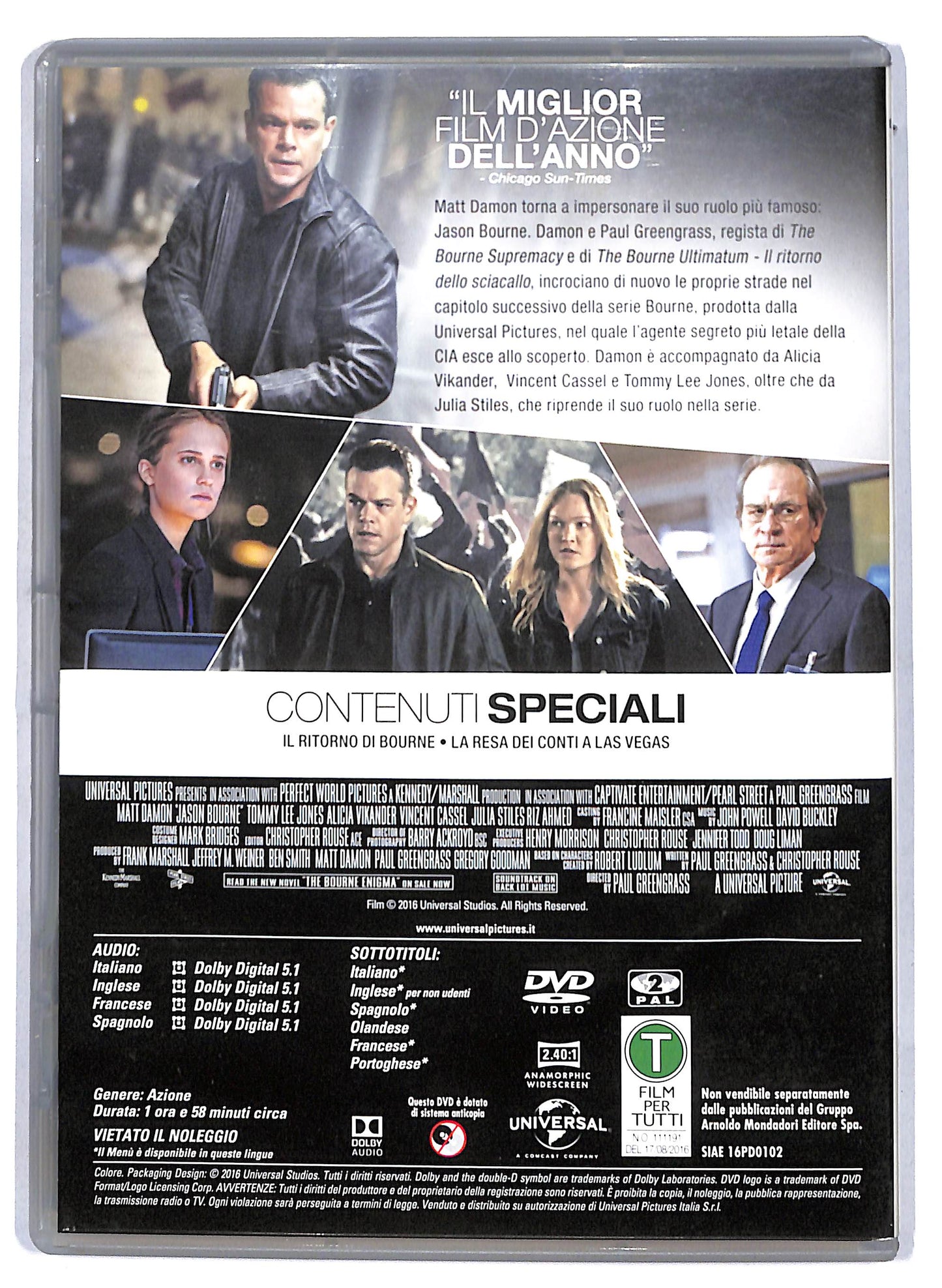 EBOND Jason Bourne EDITORIALE DVD D808830