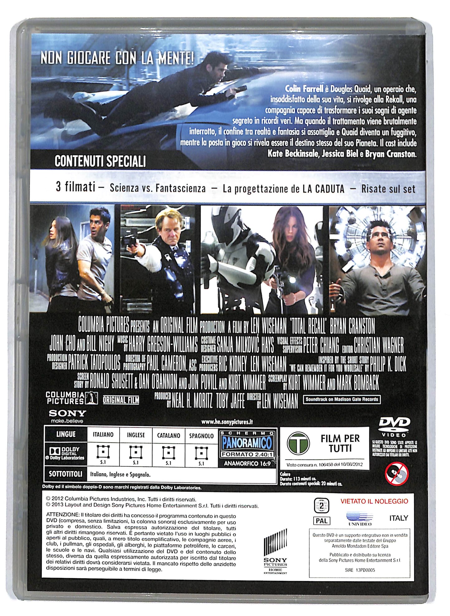 EBOND Total Recall - Atto di forza EDITORIALE DVD D808906