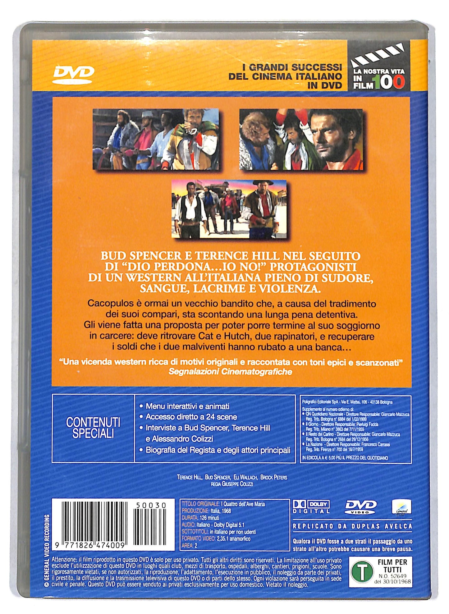 EBOND I quattro dell'Ave Maria - vol 30 EDITORIALE DVD D808930