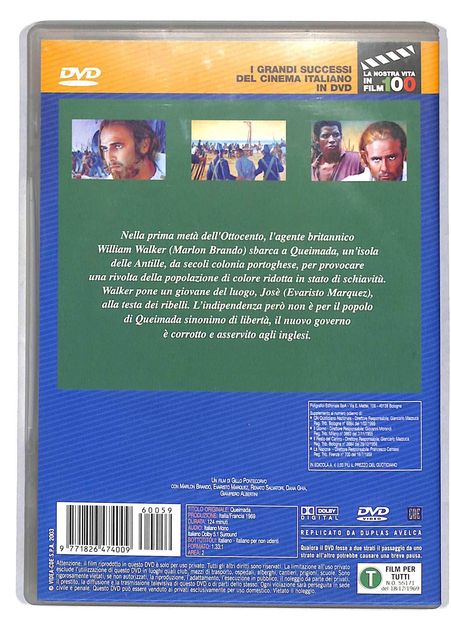 EBOND Queimada EDITORIALE DVD D808937
