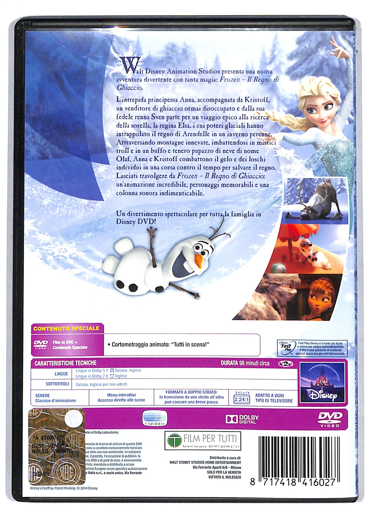 EBOND Frozen - Il regno di ghiaccio DVD D809016