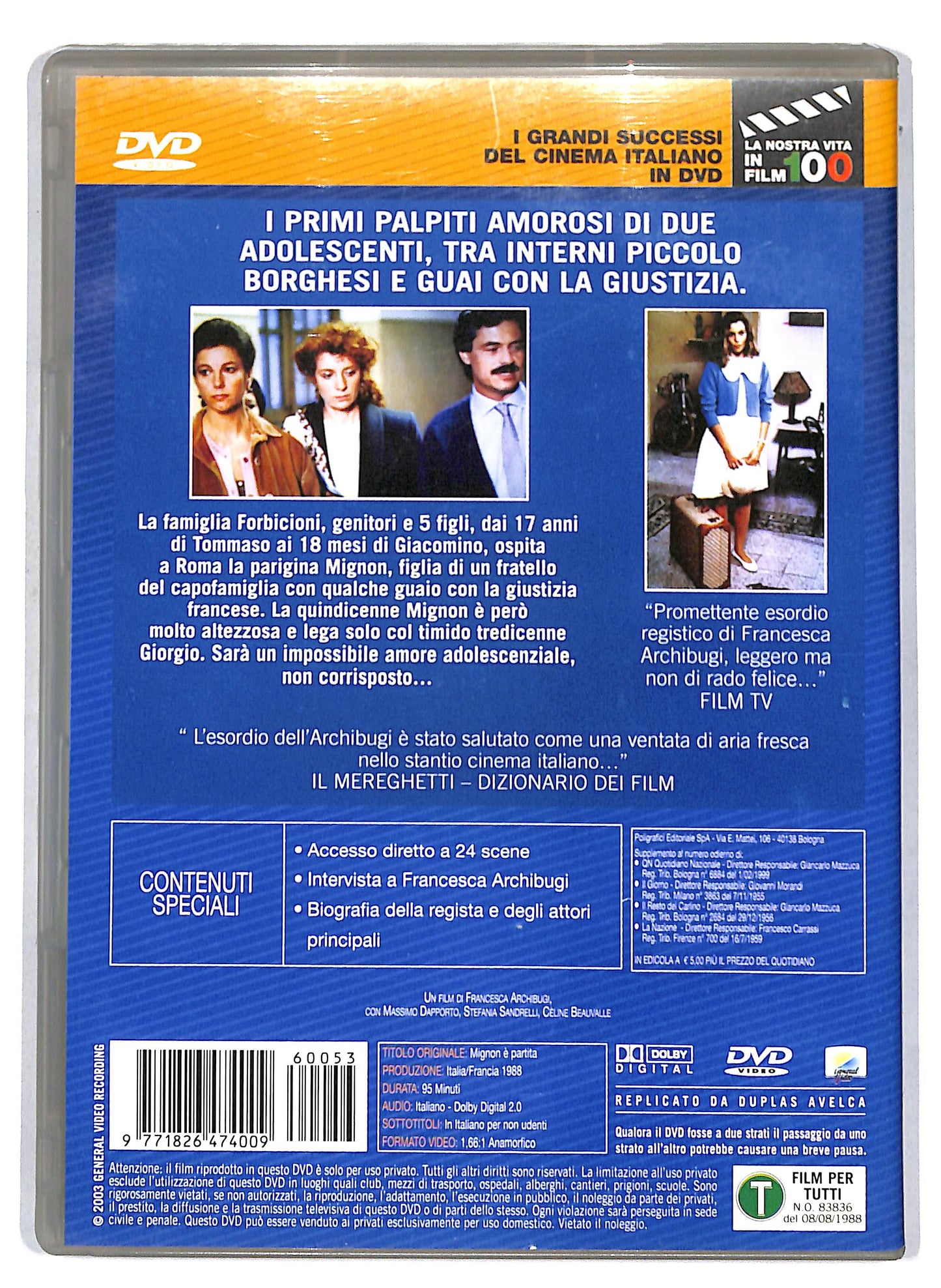 EBOND Mignon e partita EDITORIALE DVD D809032