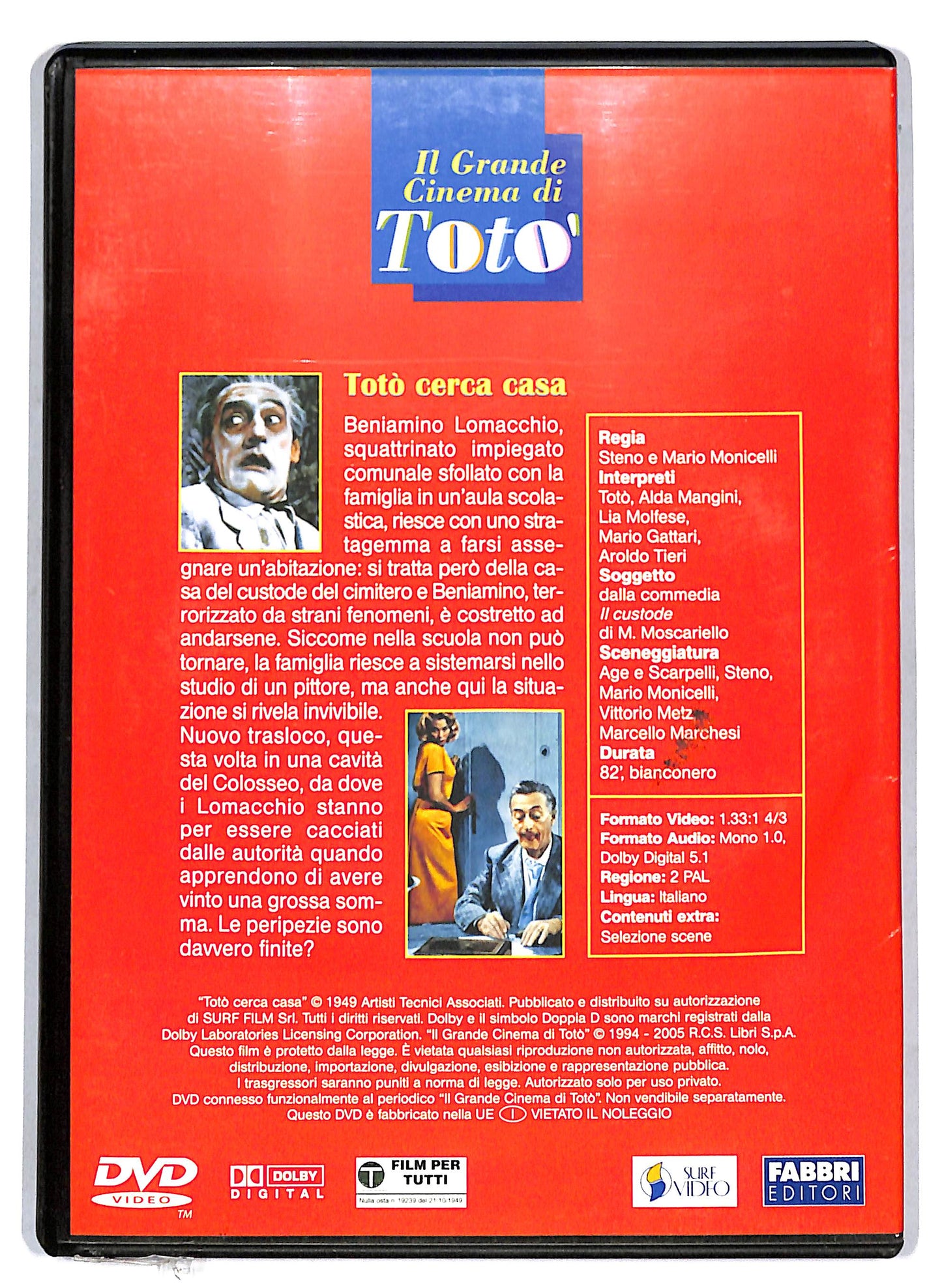 EBOND Toto cerca casa EDITORIALE DVD D809049