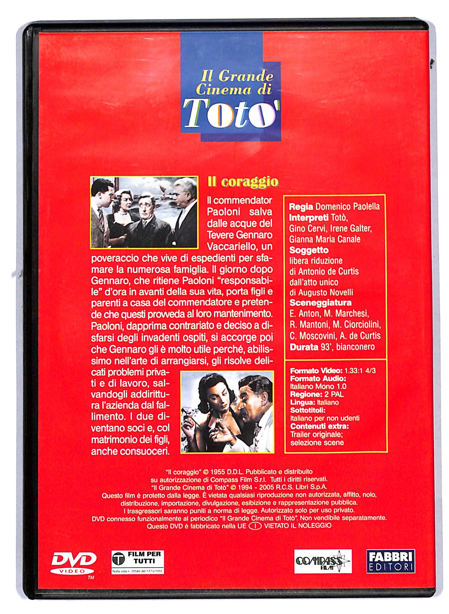 EBOND Il Coraggio EDITORIALE DVD D809053