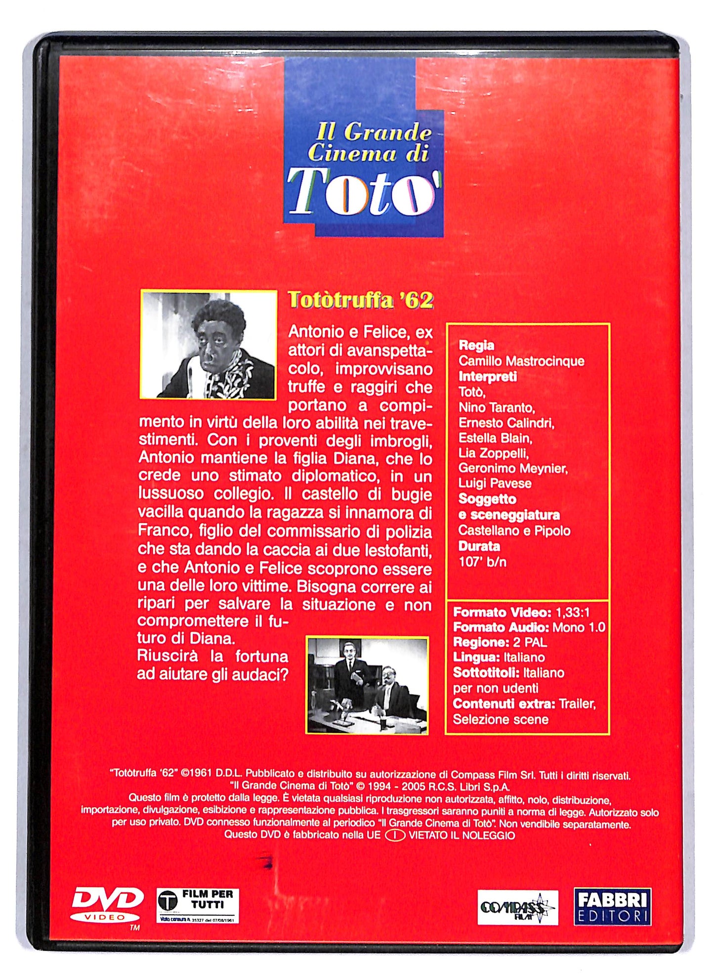 EBOND Tototruffa '62 EDITORIALE DVD D809119