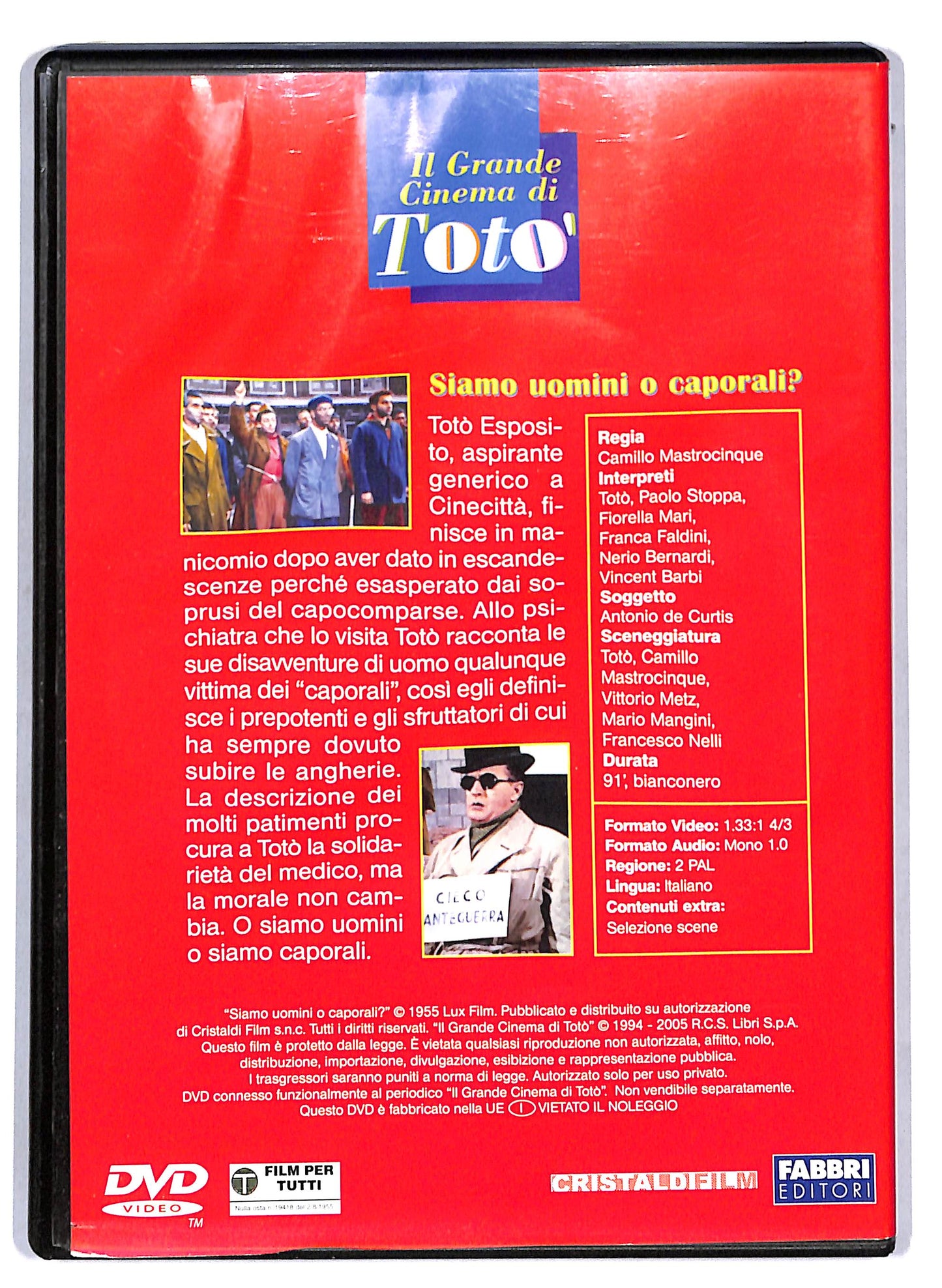 EBOND Siamo uomini o caporali EDITORIALE DVD D809131