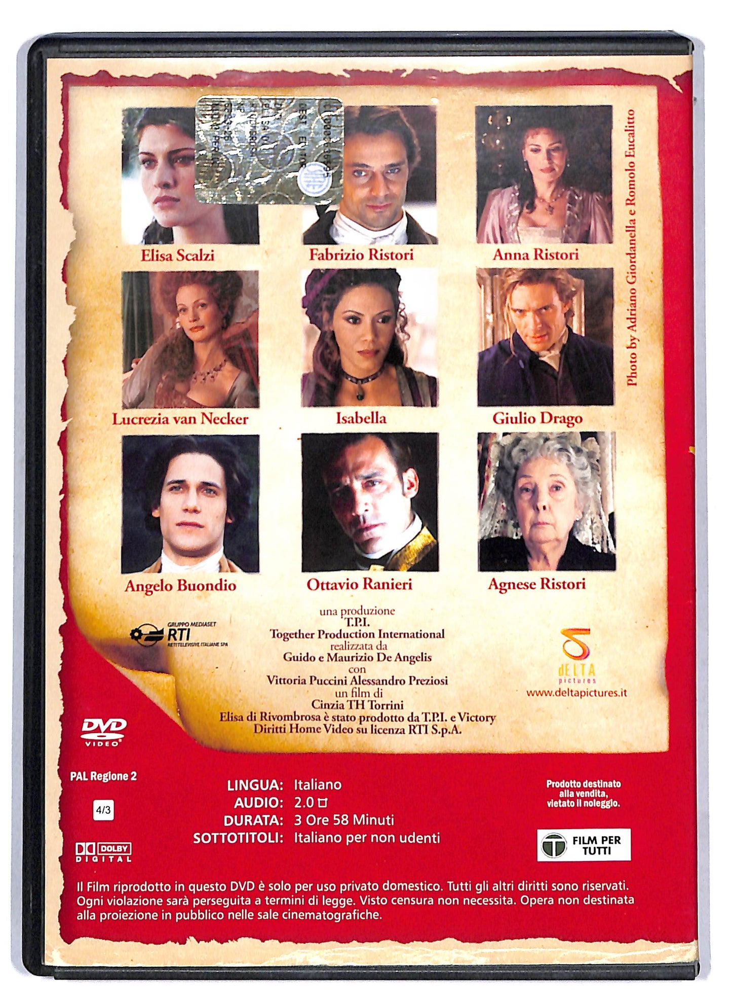 EBOND Elisa di Rivombrosa - DVD 6 EDITORIALE DVD D809203