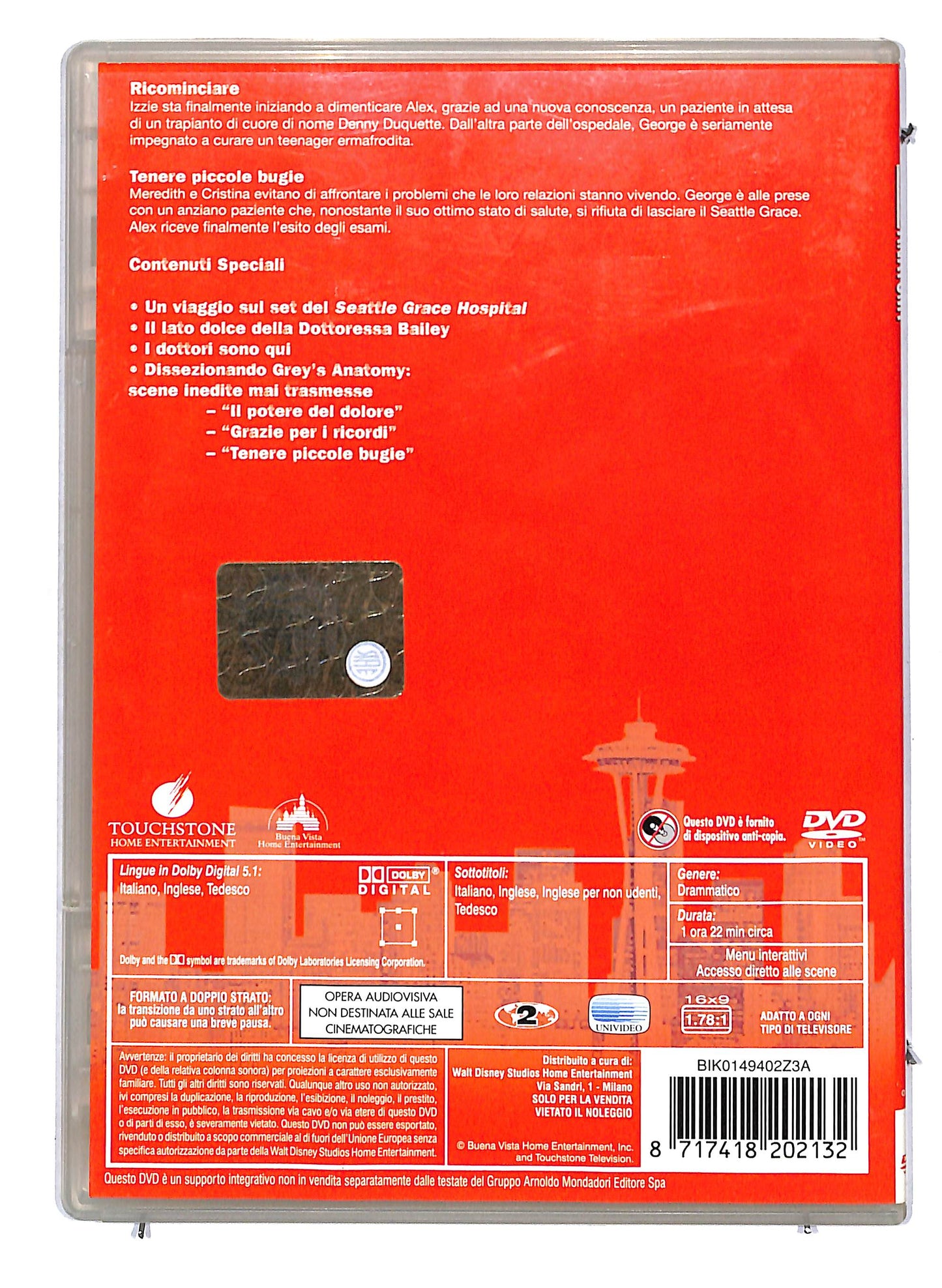 EBOND Grey's Anatomy Seconda Serie disco 4 Episodi 13 -14 DVD D809262