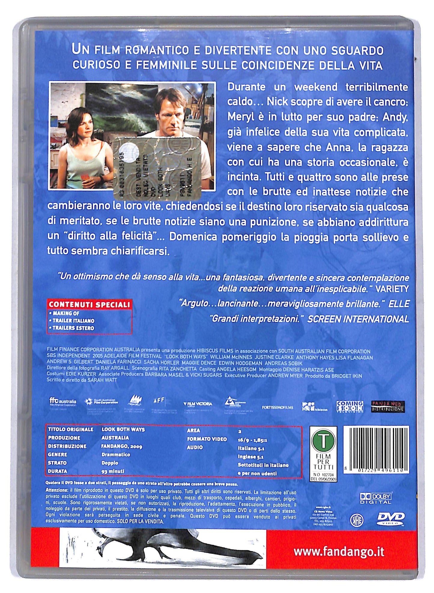 EBOND Look Both Ways - Amori e Disastri DVD D809346