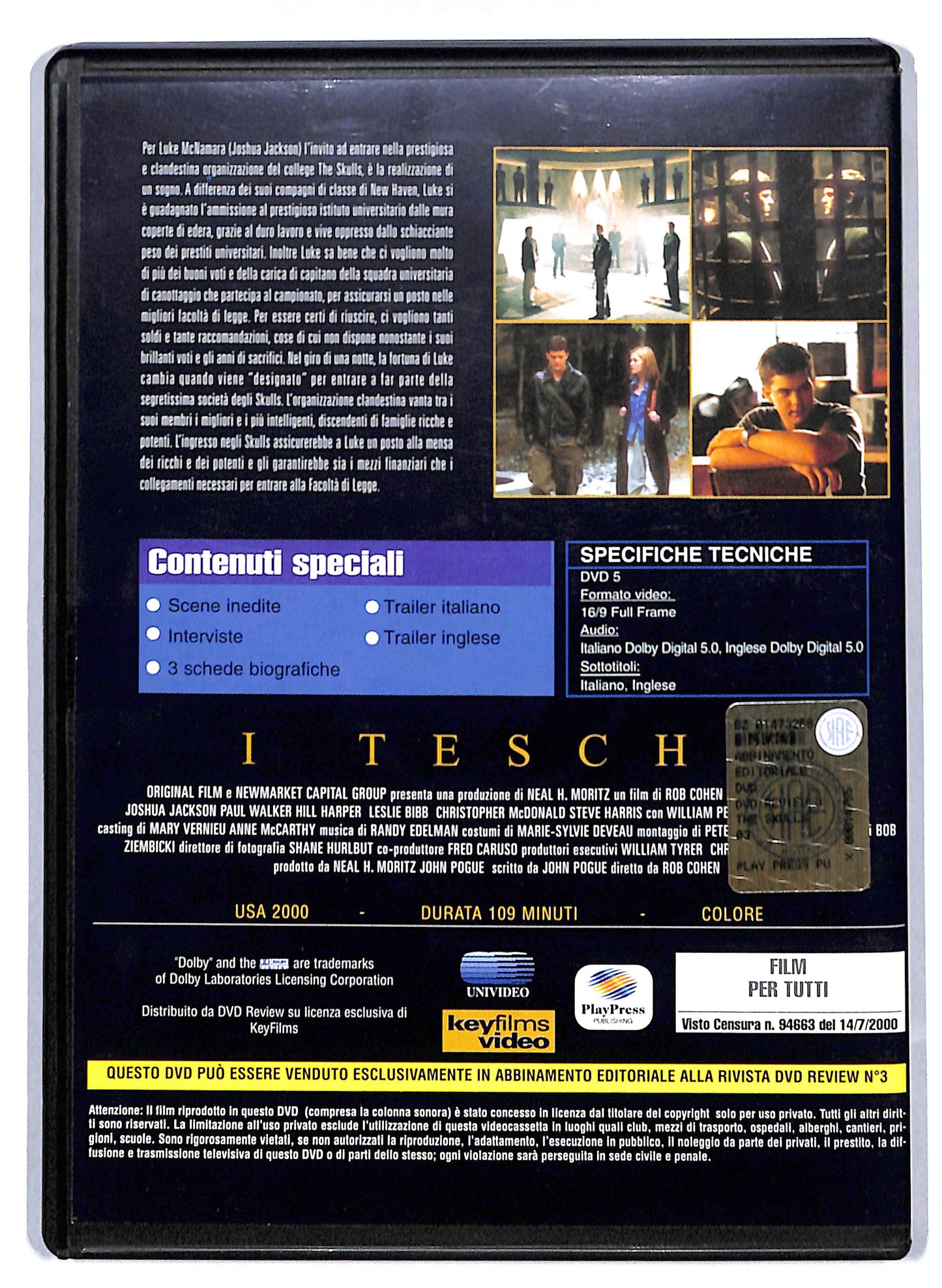 EBOND The Skulls - I teschi DVD D809348