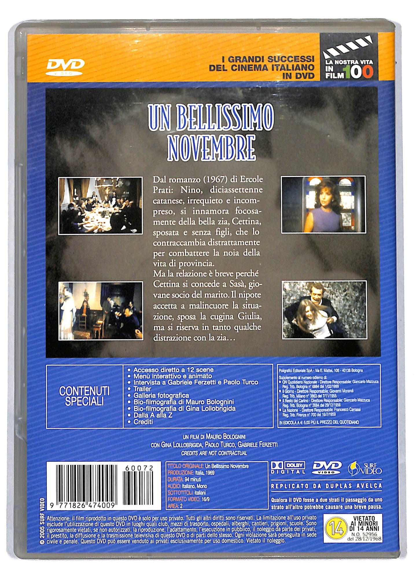EBOND Un Bellissimo Novembre EDITORIALE DVD D809445