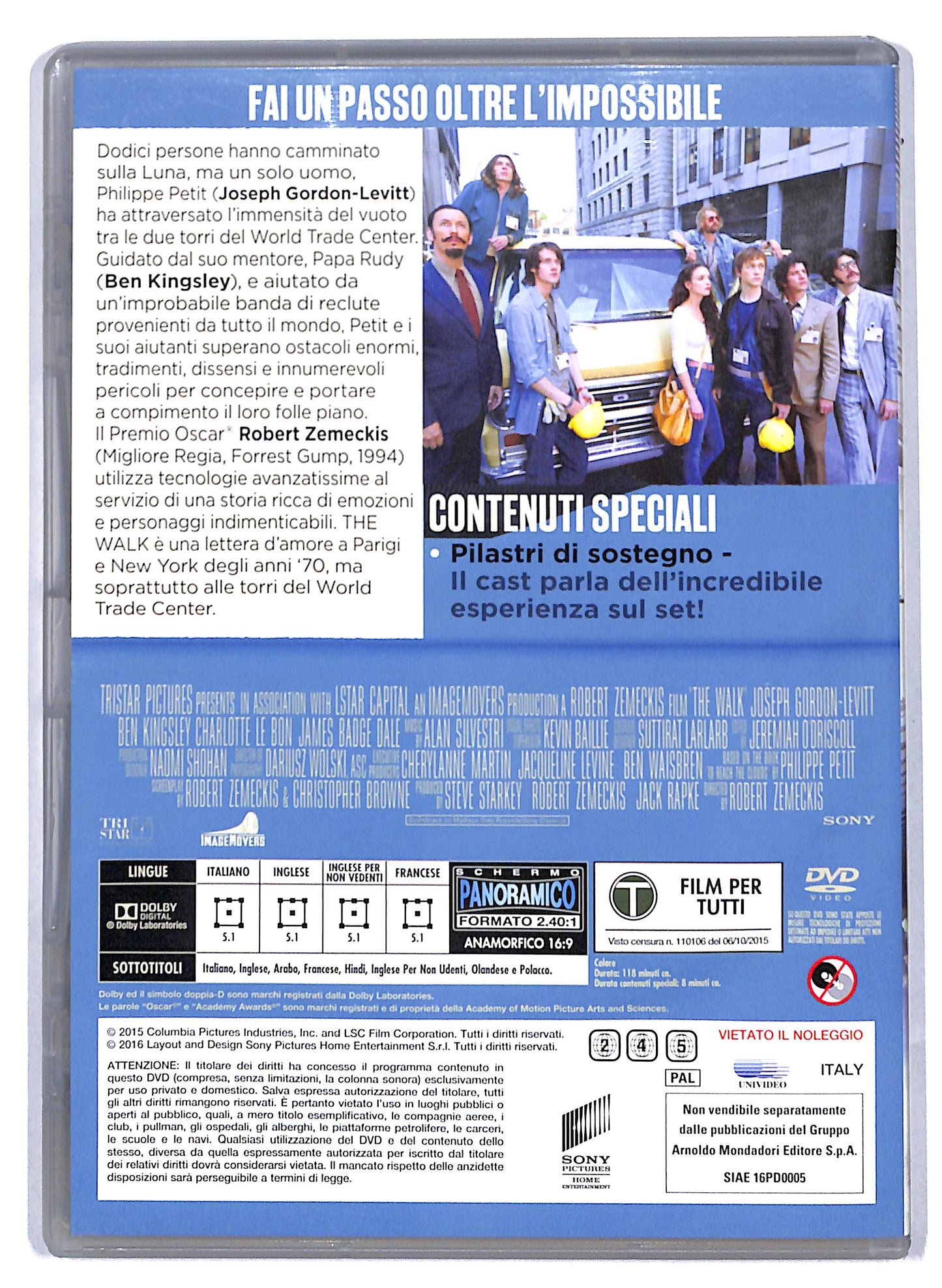 EBOND The Walk EDITORIALE DVD D809501