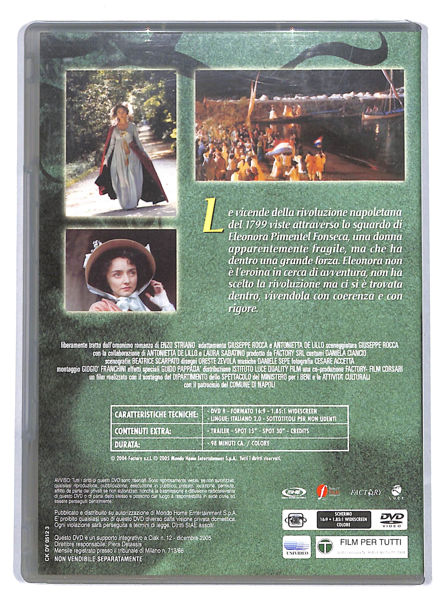 EBOND Il Resto di niente EDITORIALE DVD D809515