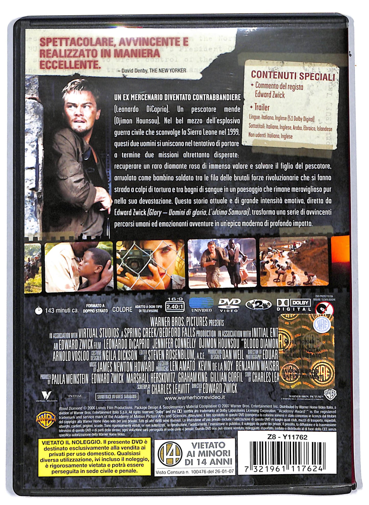 EBOND Blood diamond - diamanti di sangue DVD D809540