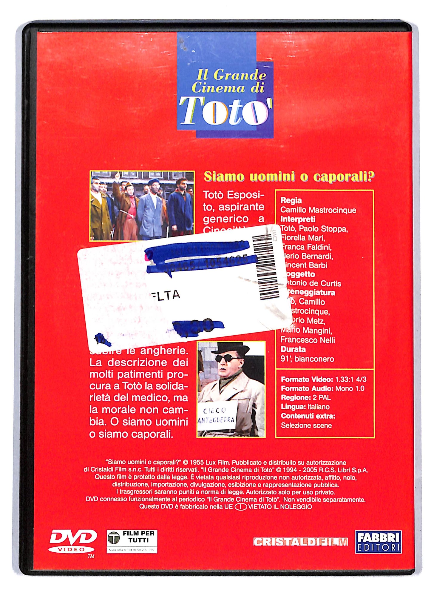 EBOND Siamo uomini o caporali EDITORIALE DVD D809705