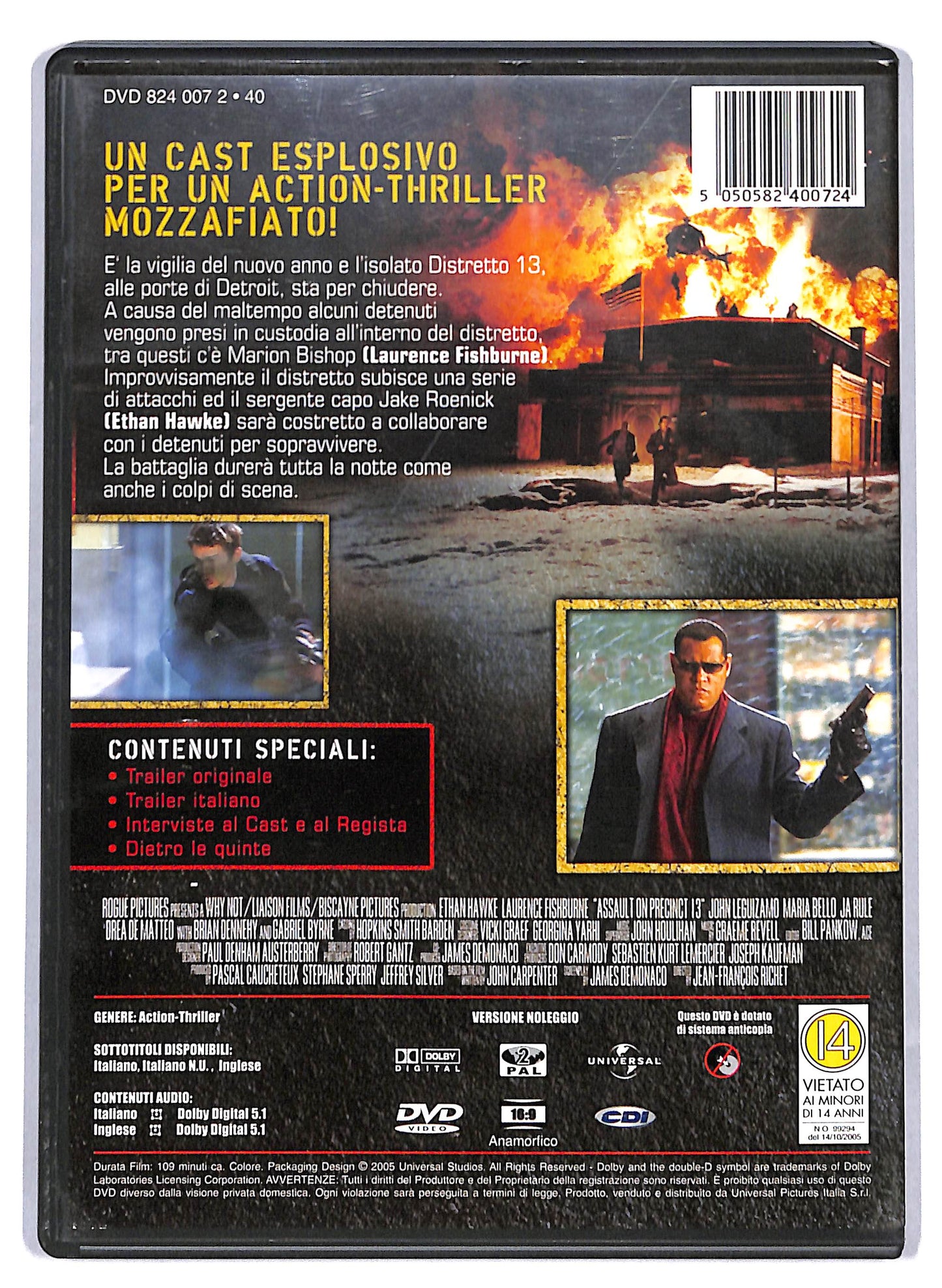 EBOND Assault On Precinct 13 NOLEGGIO DVD D809862