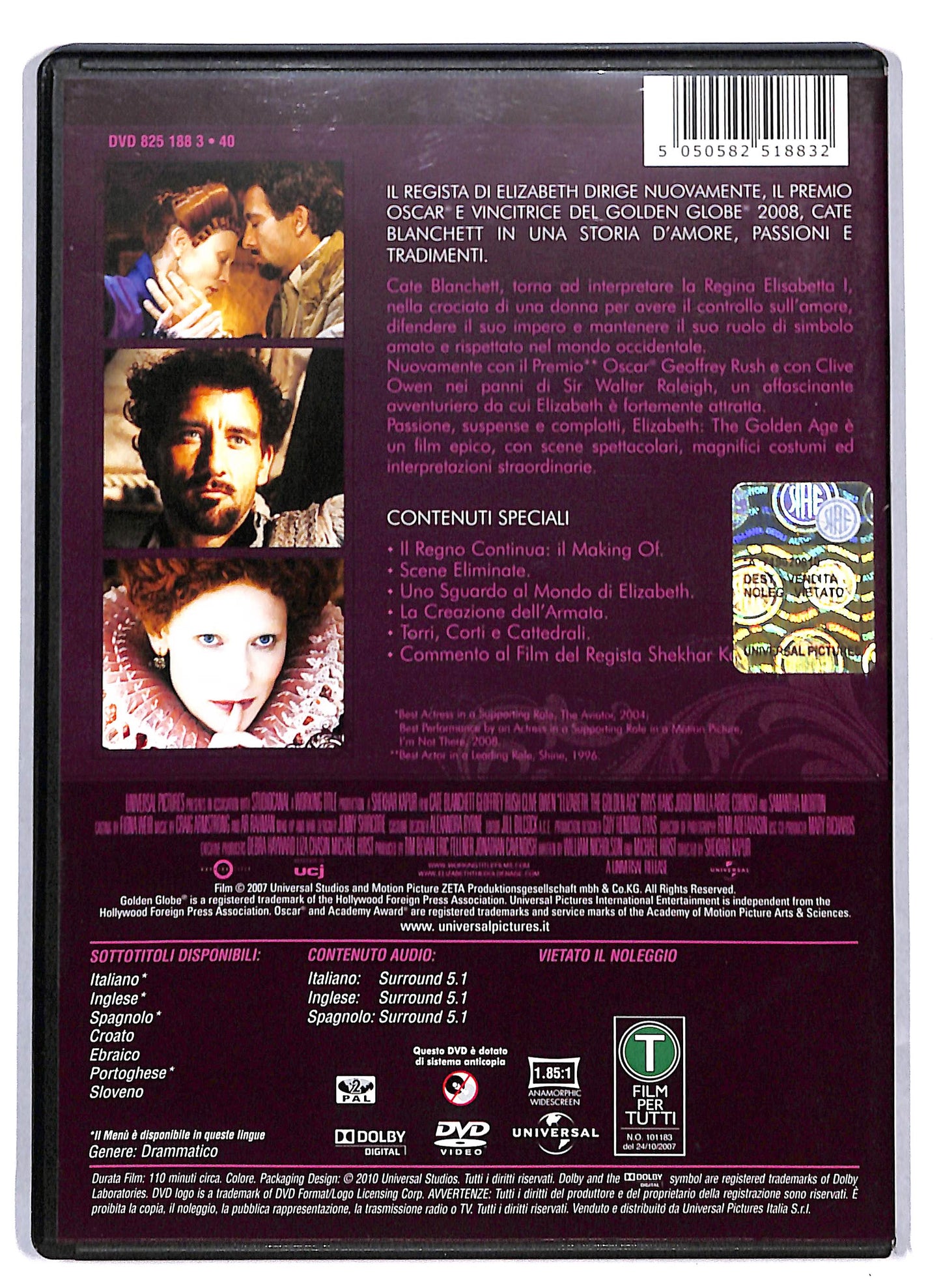 EBOND Elizabeth the Golden Age DVD D810047
