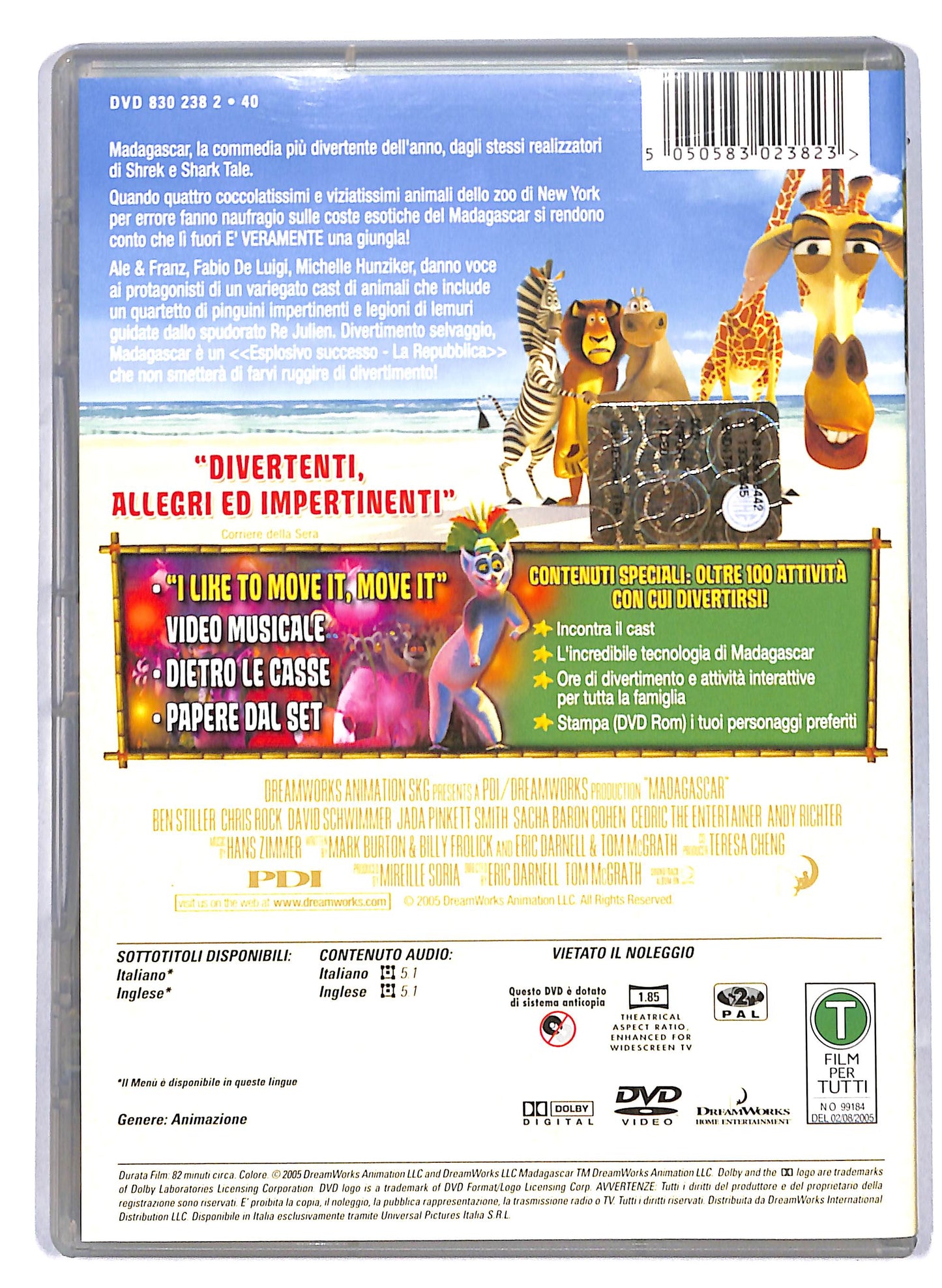 EBOND Madagascar DVD D810103