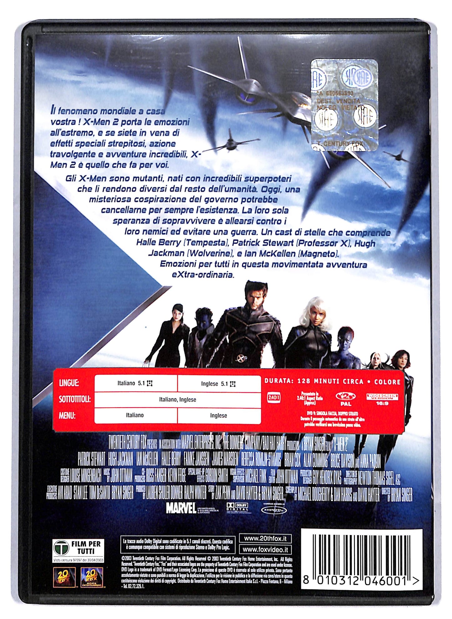 EBOND X - Men 2 DVD D810115