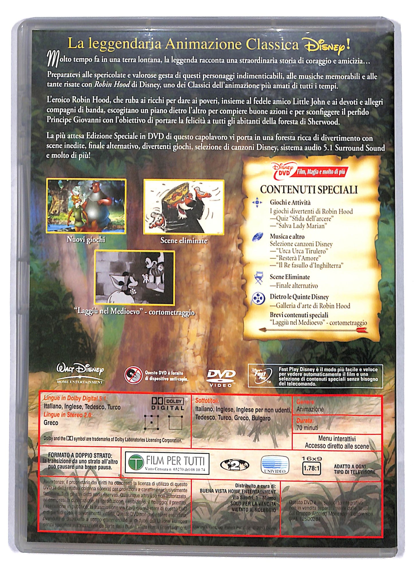 EBOND Robin Hood EDITORIALE DVD D810118