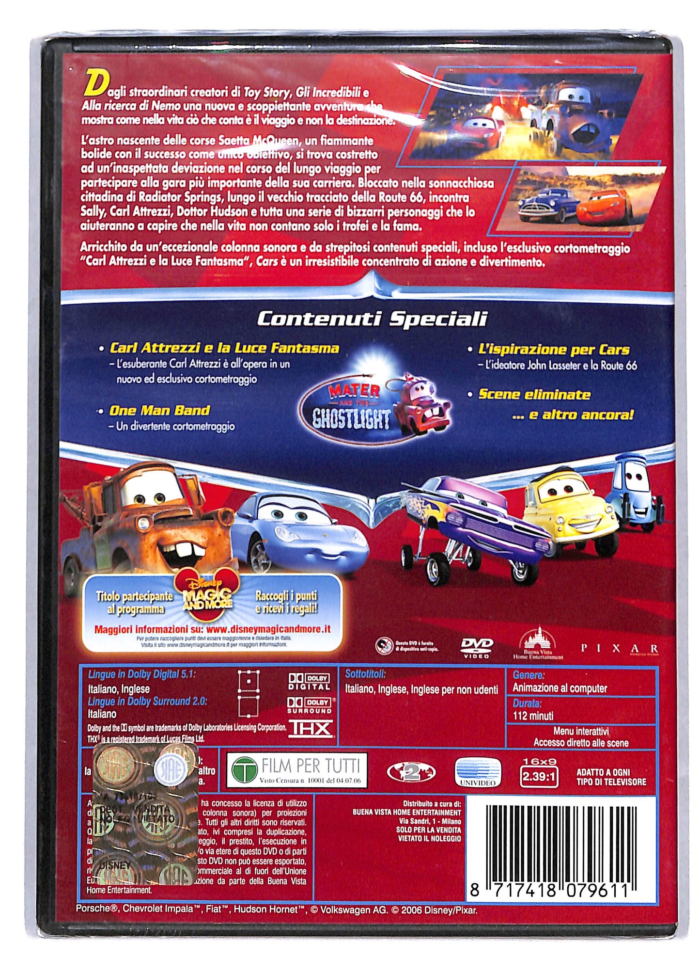 EBOND Cars - motori ruggenti DVD D810126