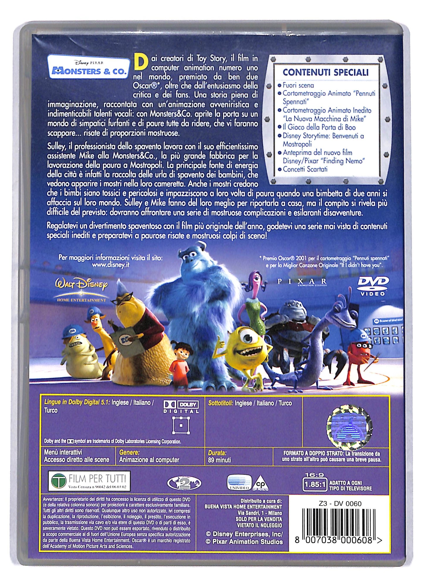 EBOND Monsters & Co. DVD D810137