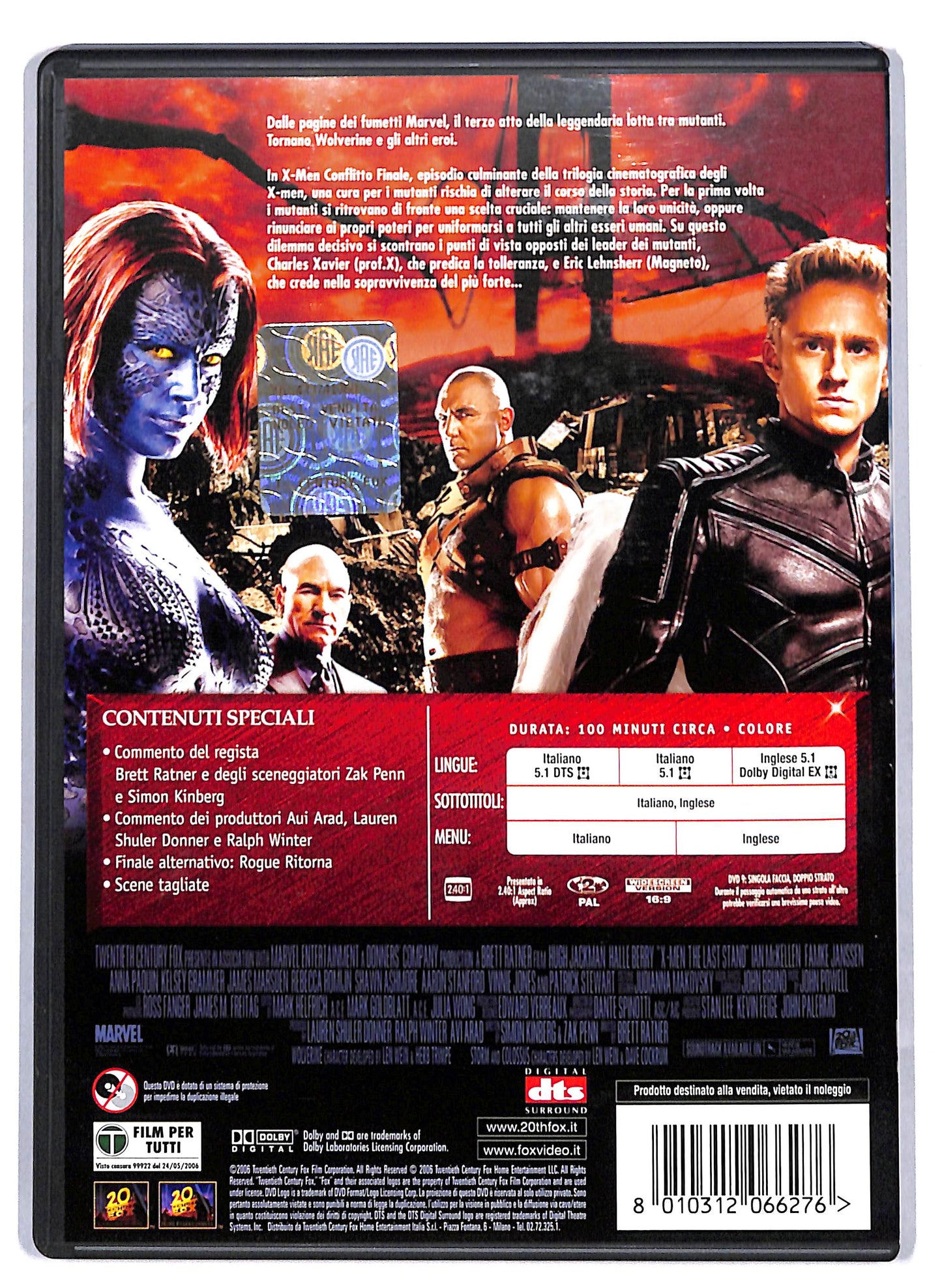 EBOND X - Men Conflitto Finale DVD D810147