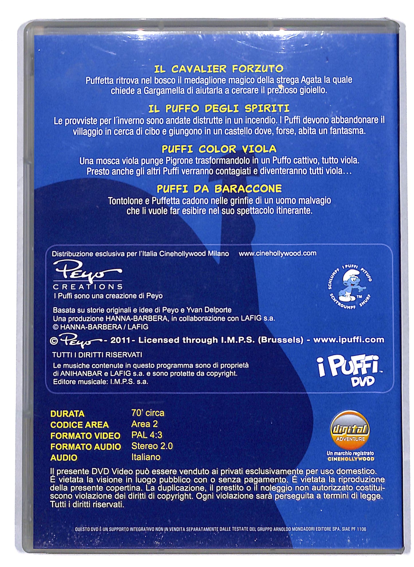 EBOND Puffi color viola e altre grandi avventure vol 6 EDITORIALE DVD D810238