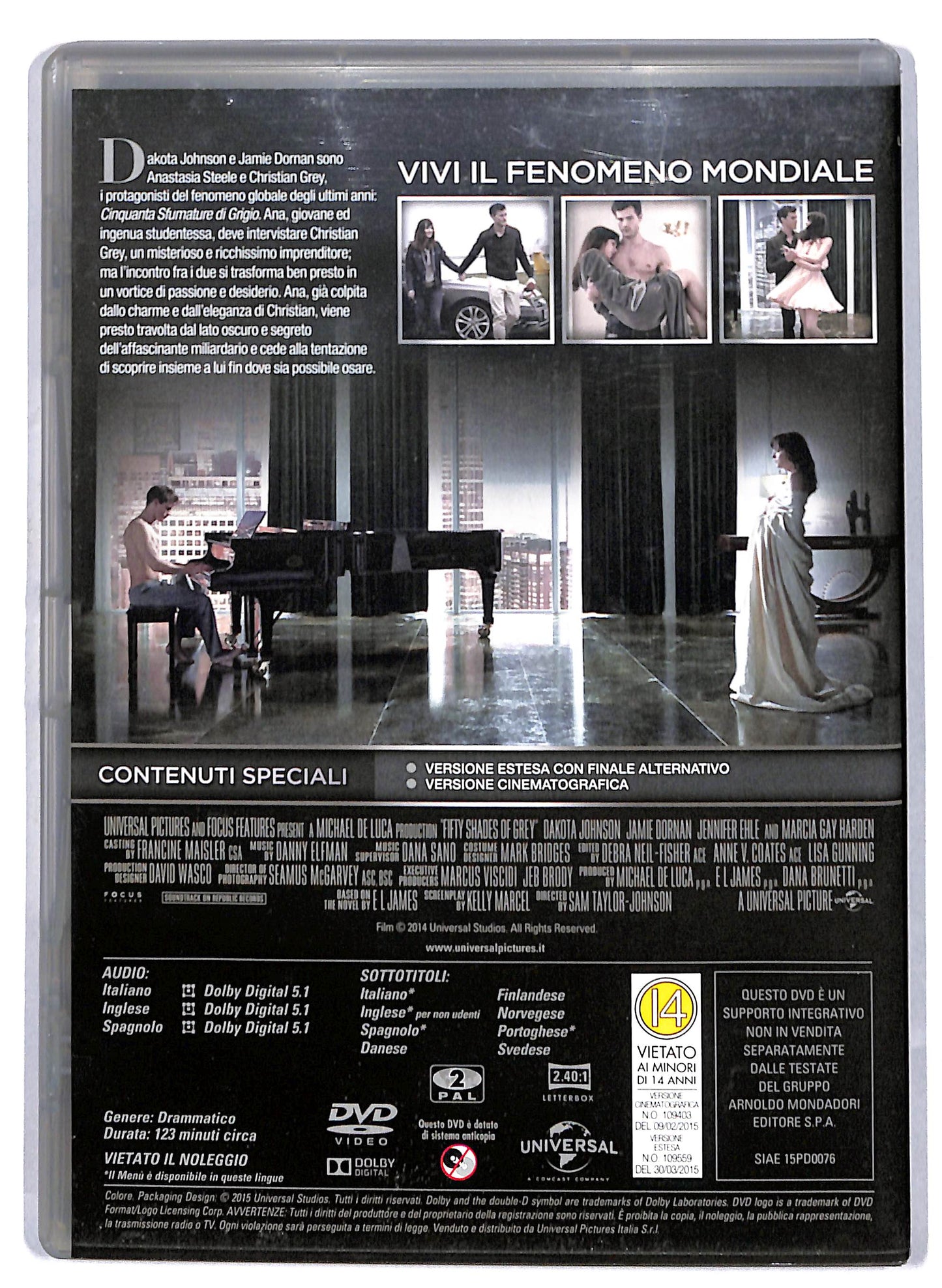 EBOND Cinquanta sfumature di grigio EDITORIALE DVD D810245