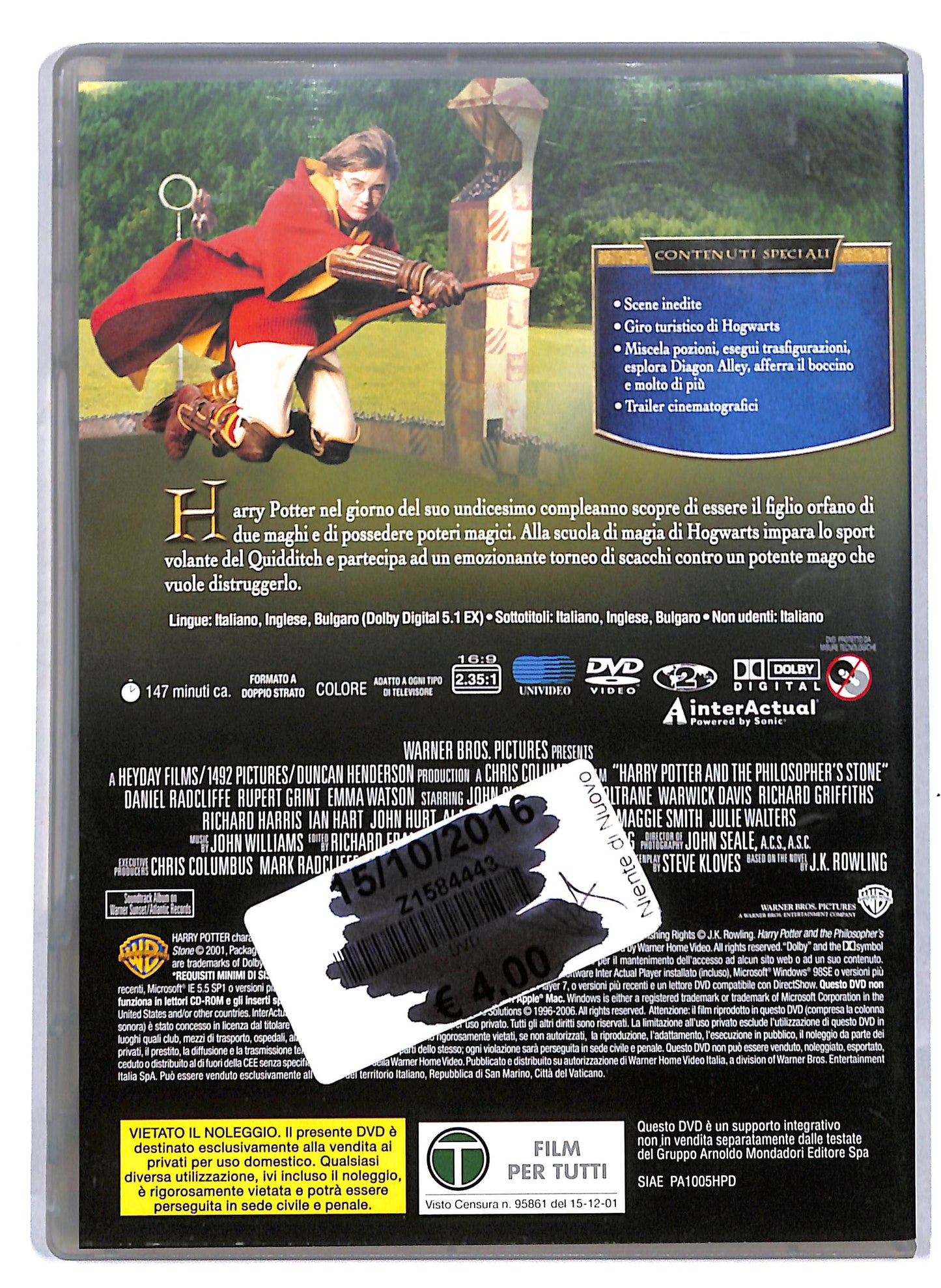 EBOND Harry Potter e la pietra filosofale 2 dischi EDITORIALE DVD D810310