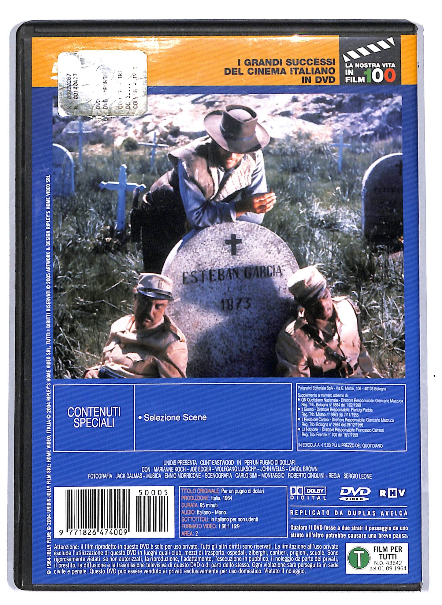 EBOND Per un pugno di dollari EDITORIALE DVD D810407