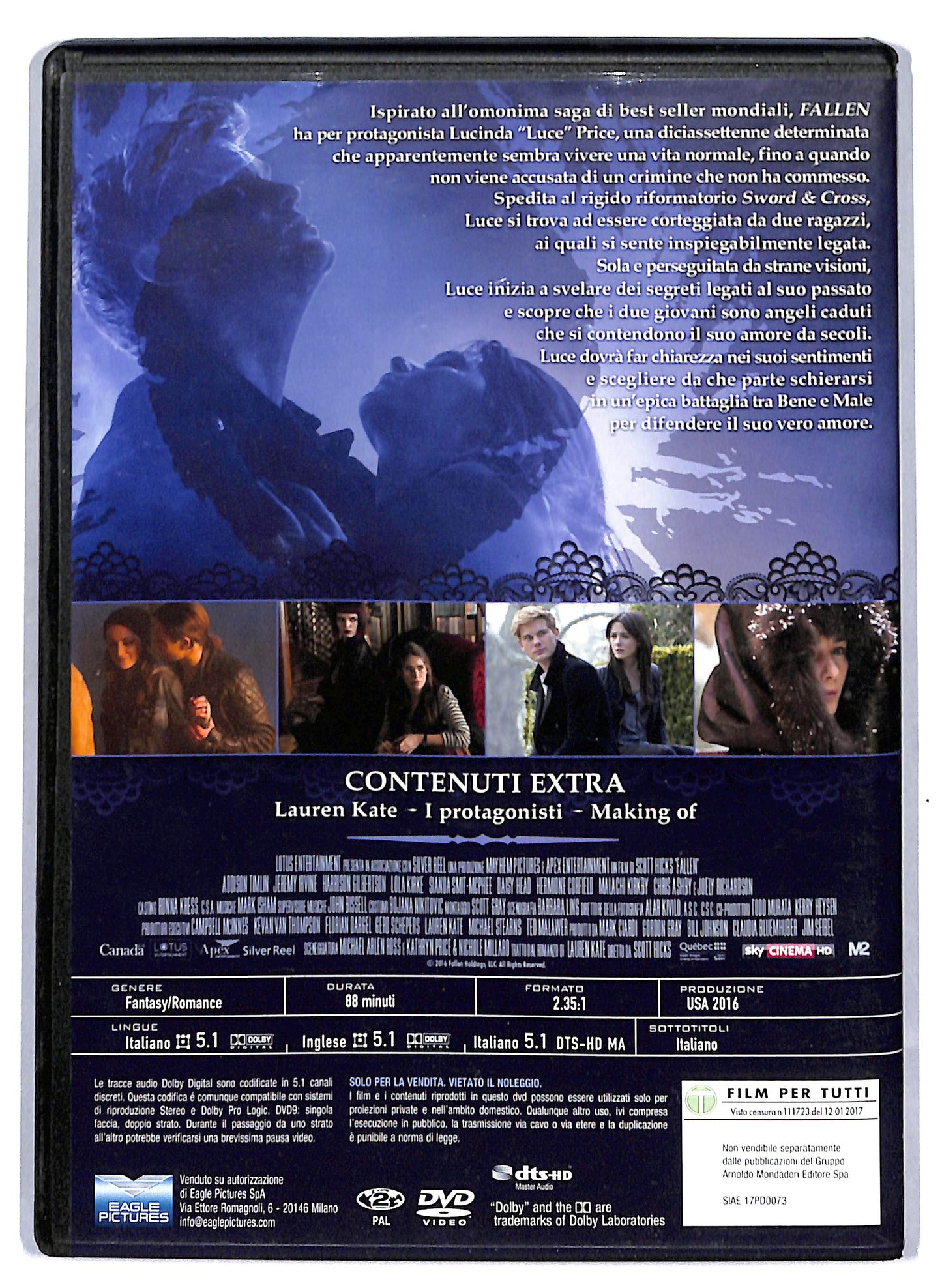 EBOND Fallen EDITORIALE DVD D810408