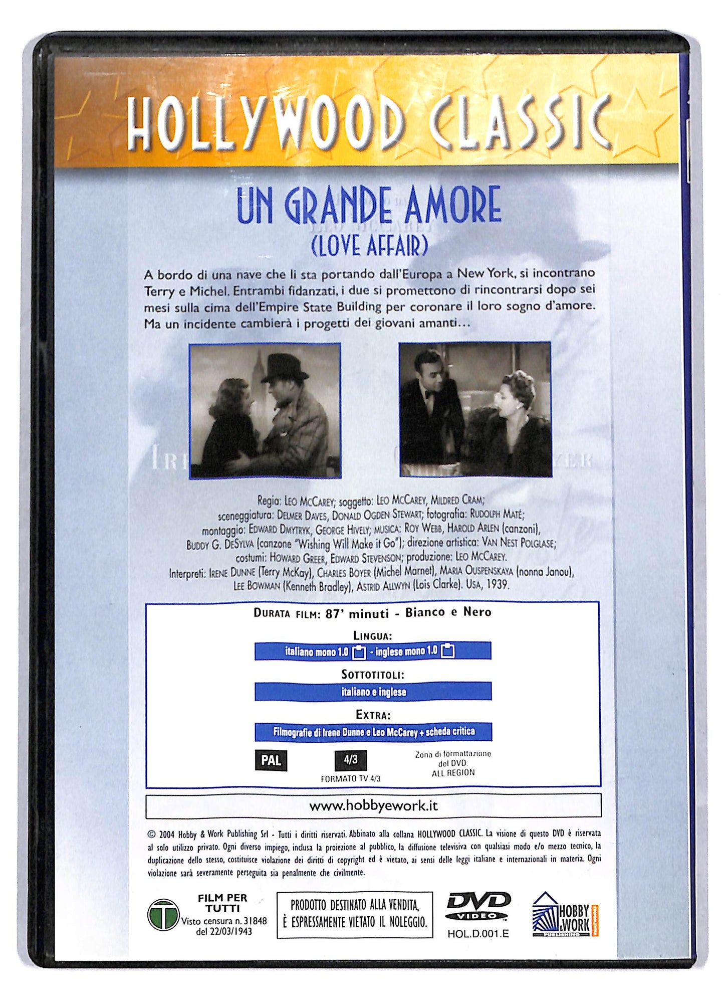 EBOND Un grande amore EDITORIALE DVD D810511