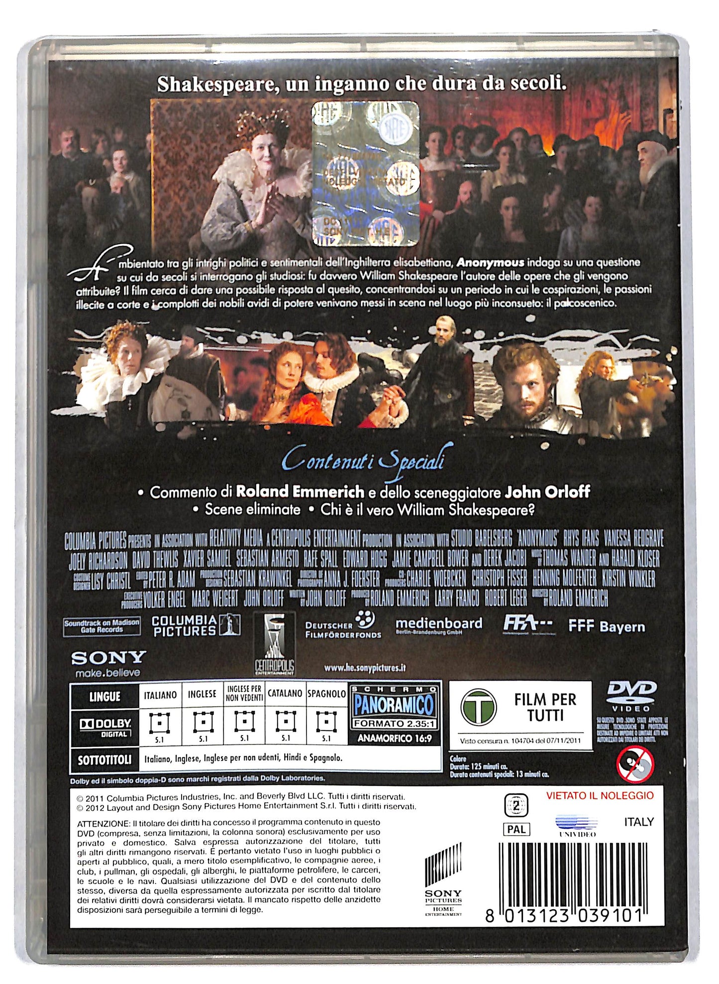 EBOND Anonymous DVD D810629