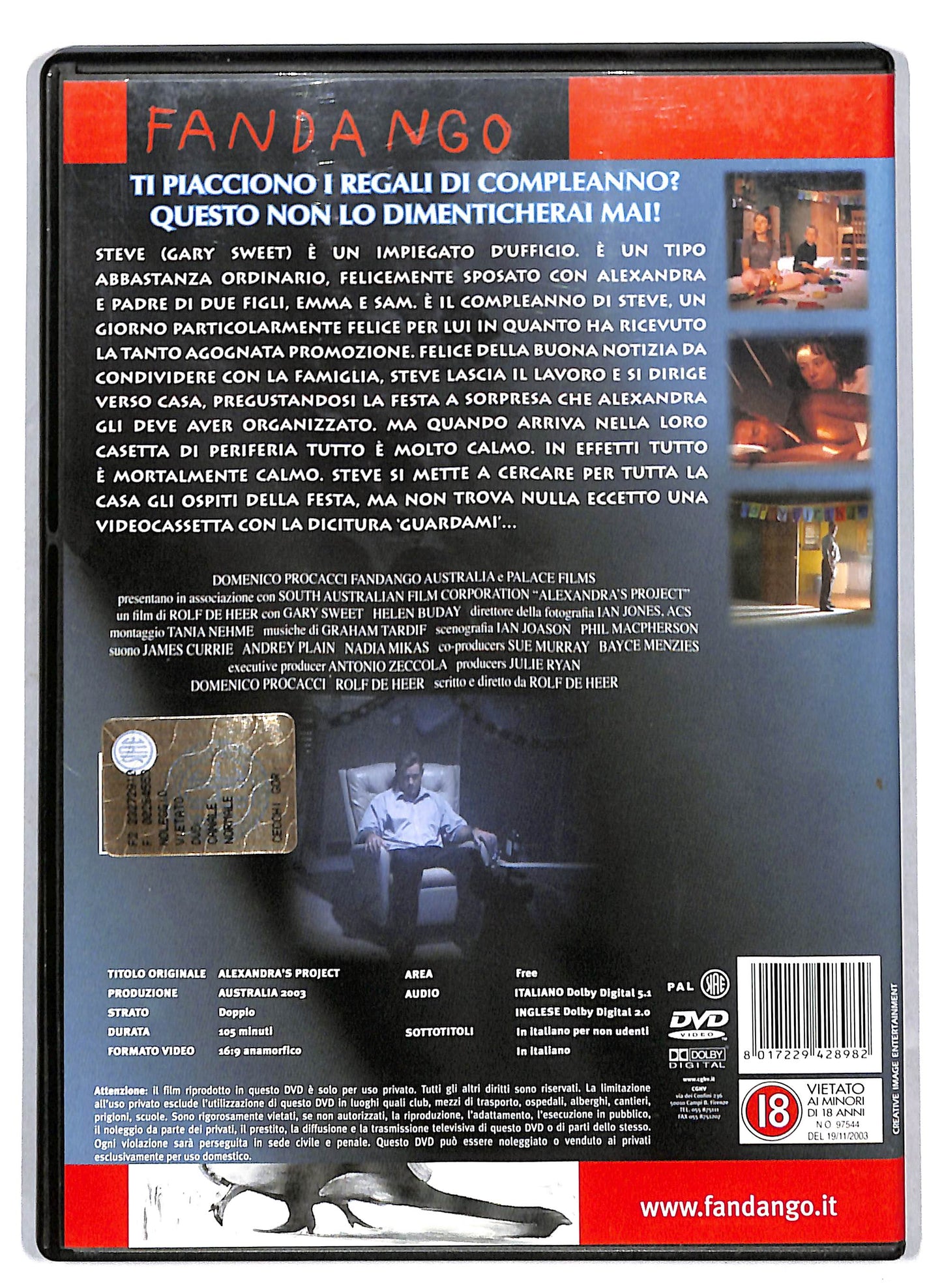 EBOND Alexandra's Project DVD D810653