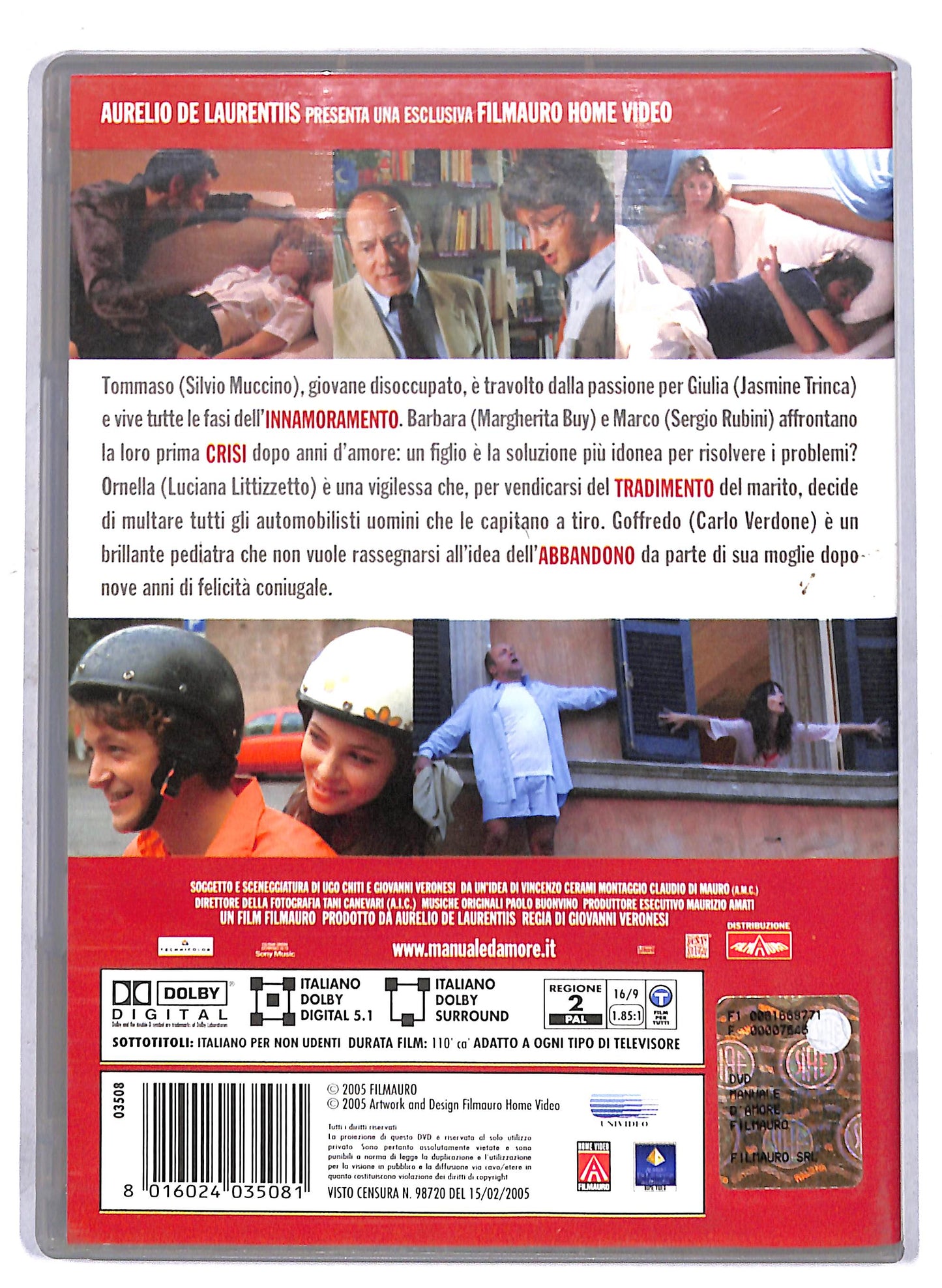 EBOND Manuale D'amore DVD D810926