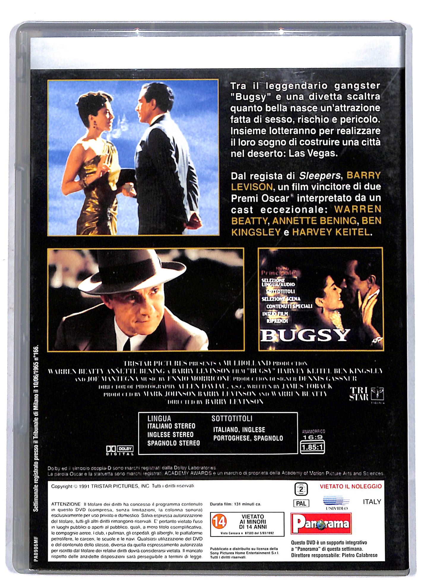 EBOND Bugsy EDITORIALE DVD D811048