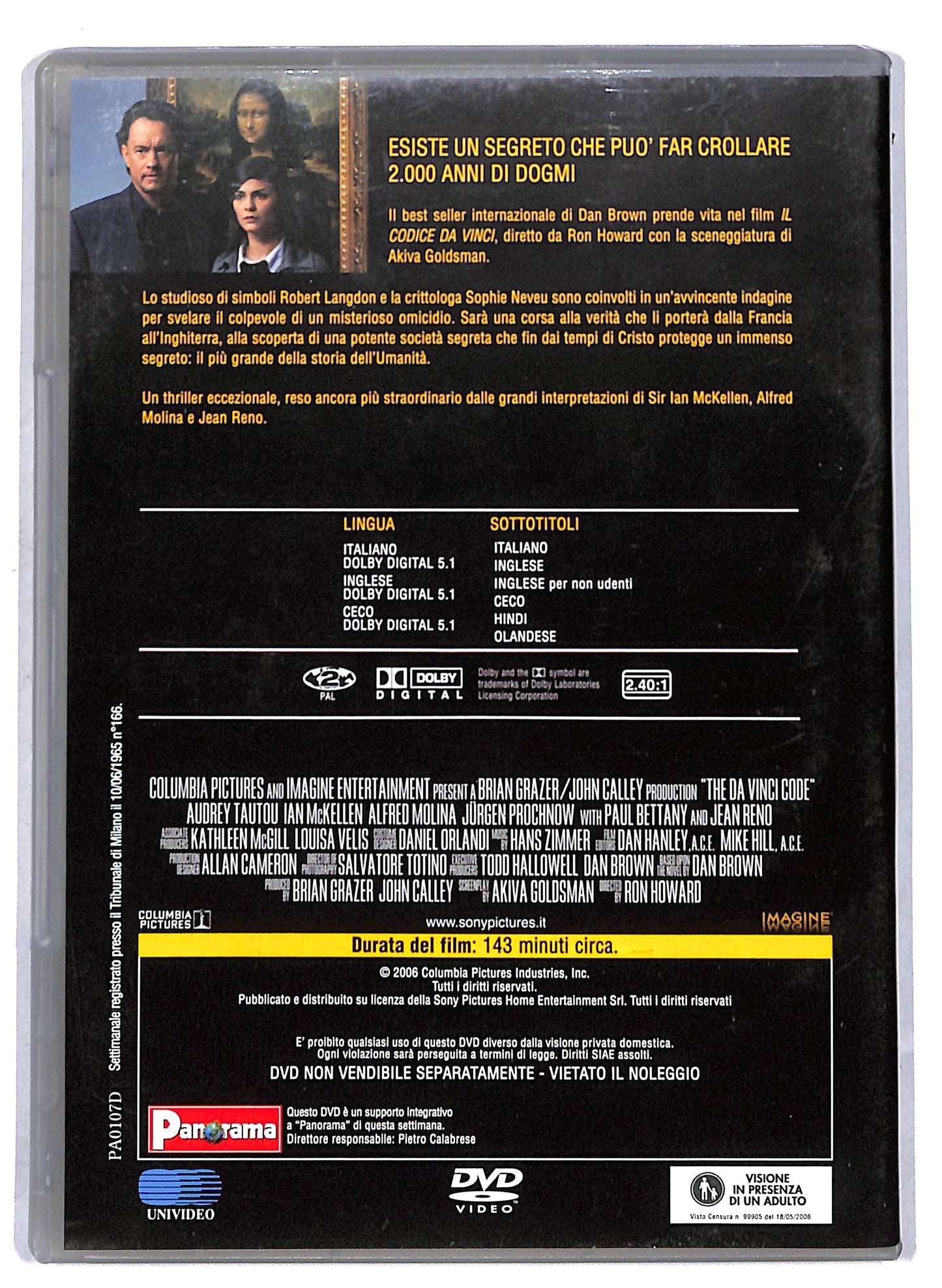 EBOND Il codice Da Vinci EDITORIALE DVD D811049
