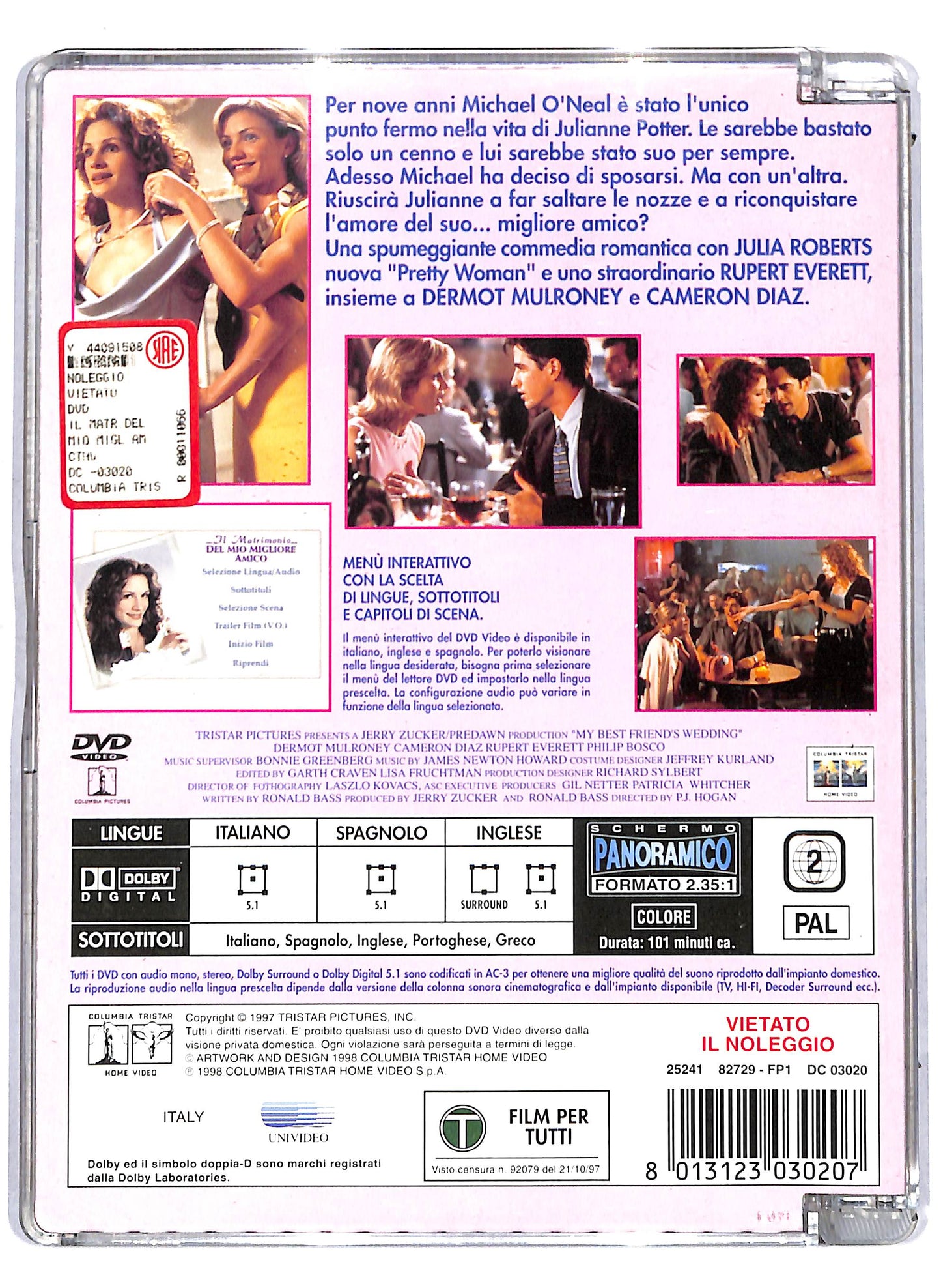 EBOND Il matrimonio del mio migliore amico SJB DVD D811112