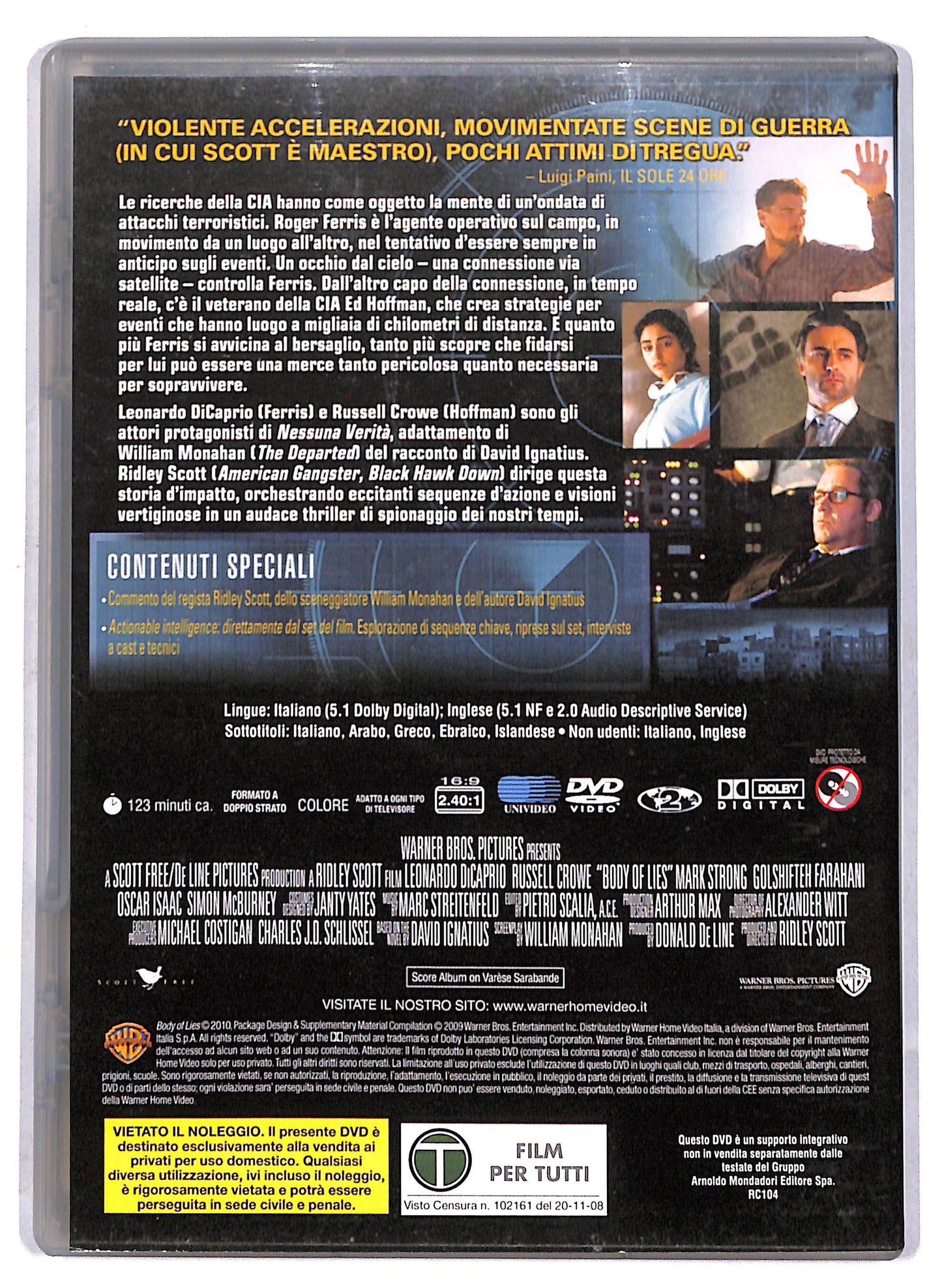 EBOND Nessuna verita EDITORIALE DVD D811138