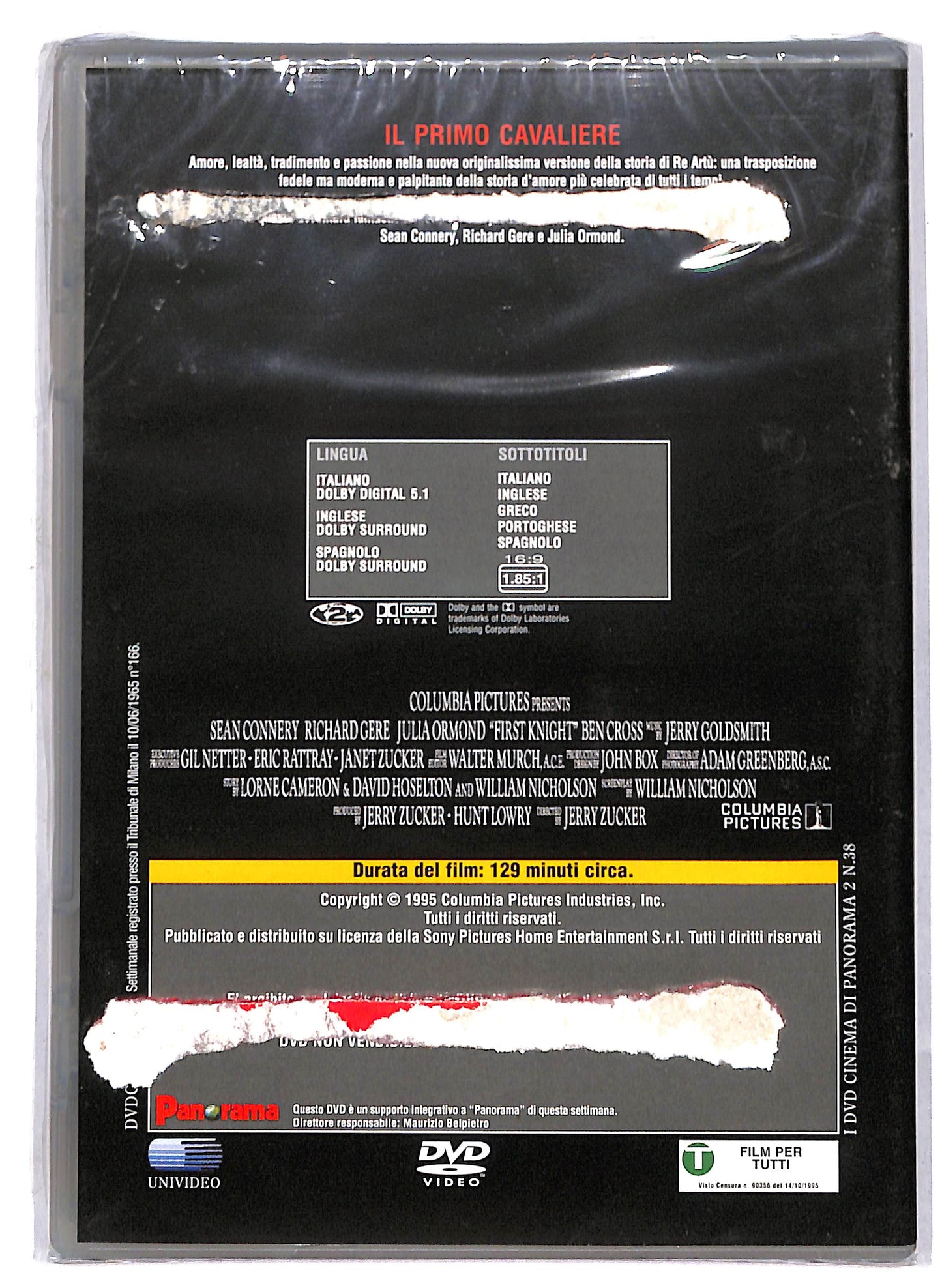 EBOND Il primo cavaliere EDITORIALE DVD D811157