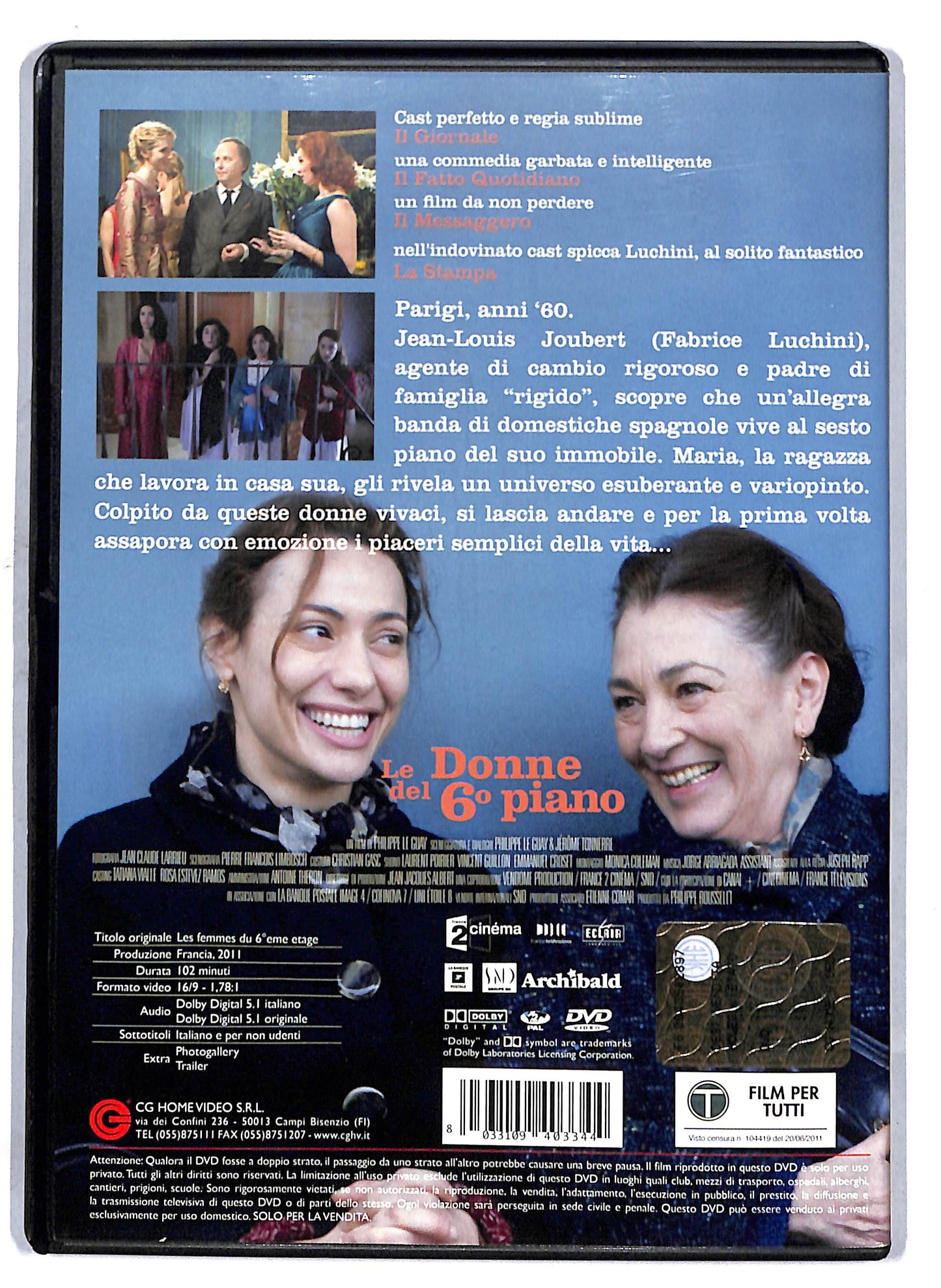 EBOND Le donne del 6° piano DVD D811224