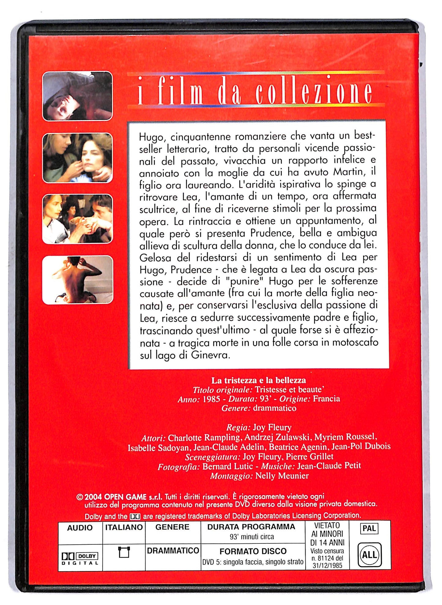 EBOND La Tristezza e la Bellezza EDITORIALE DVD D811263