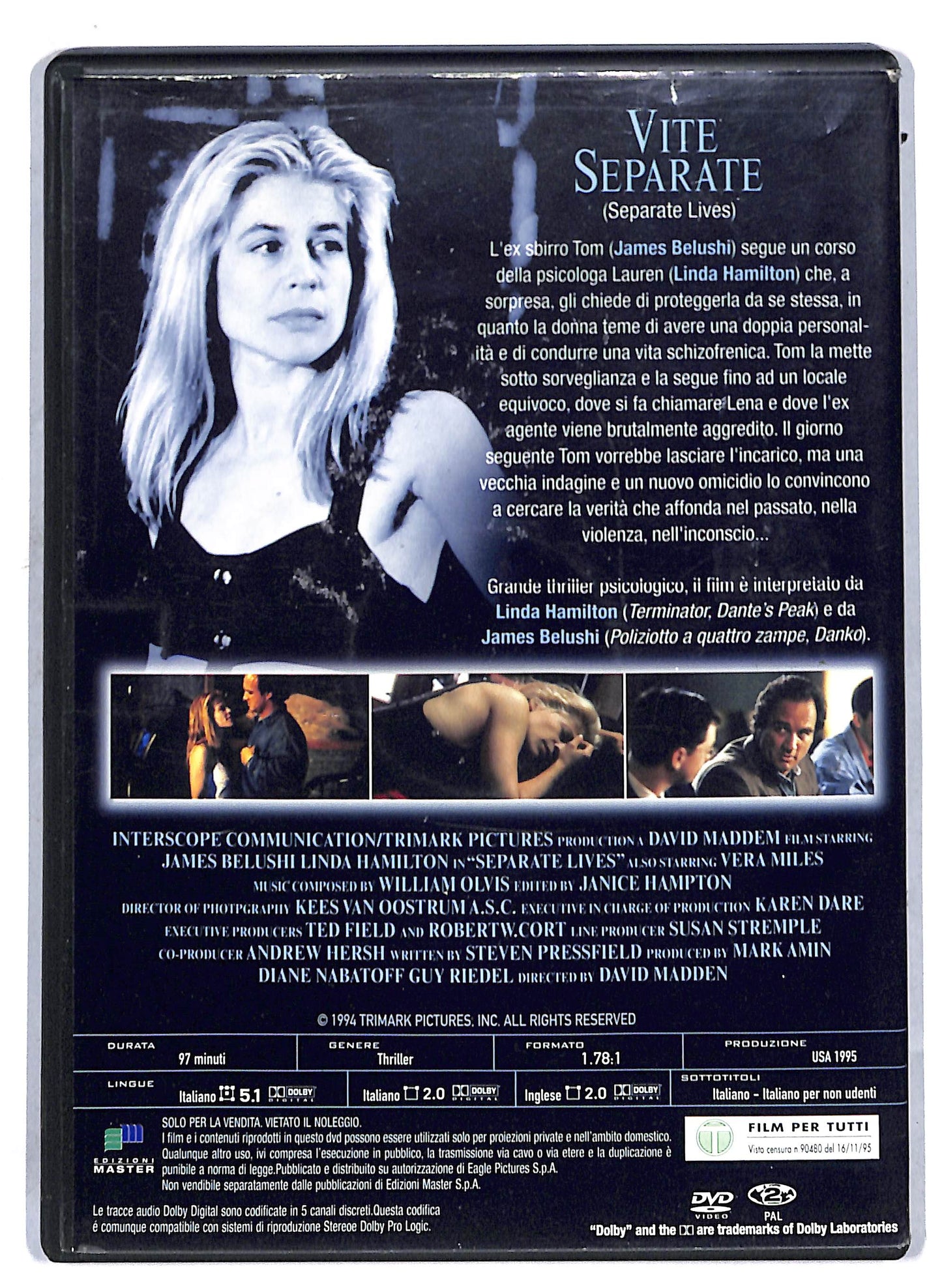 EBOND Vite separate EDITORIALE DVD D811343