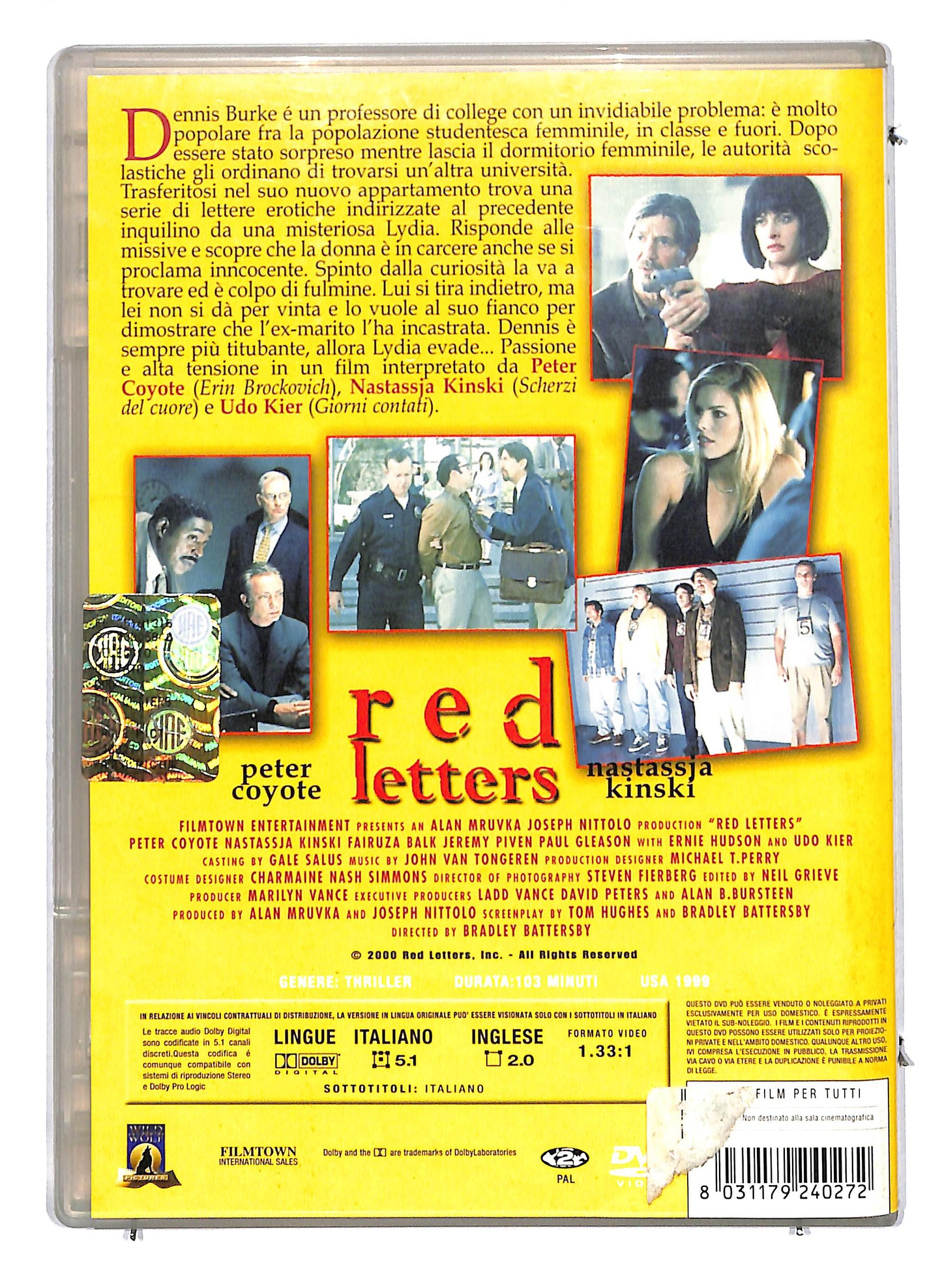 EBOND Red Letters - slimcase DVD D811350